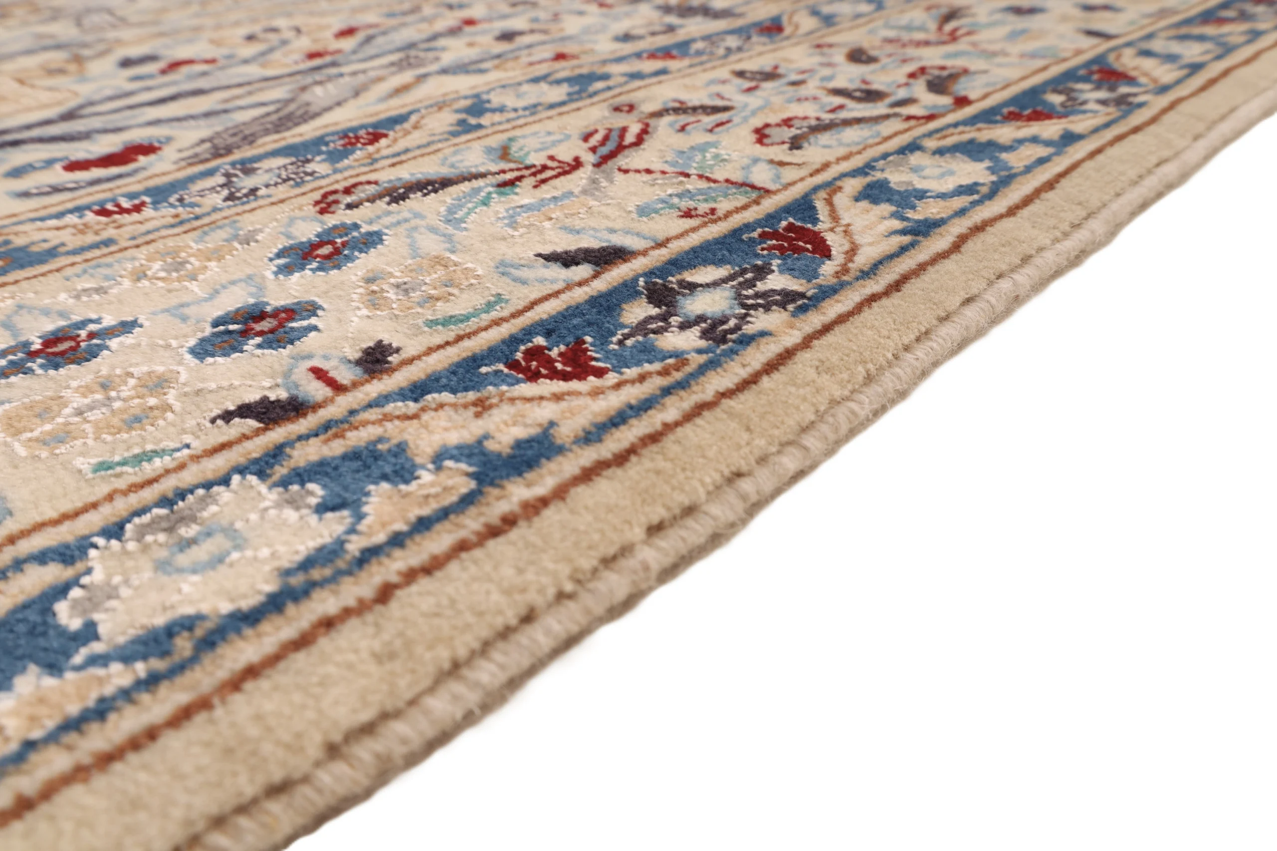 Nain Persian Rug 196 × 128 cm, Wool, hand-knotted