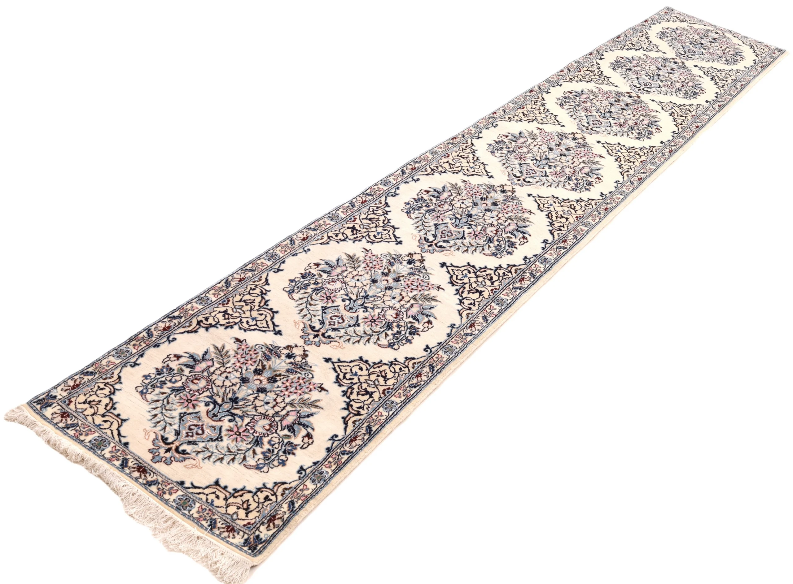 perserteppich-nain-395-x-72-cm-wolle-handgeknupft-laufer-29-scaled Hand-Knotted Wool Nain Persian Rug, 395 × 72 cm