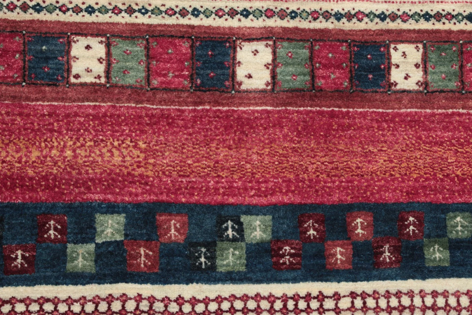Loribaft Indian Rug — hand-knotted, 143 × 195 cm, Wool