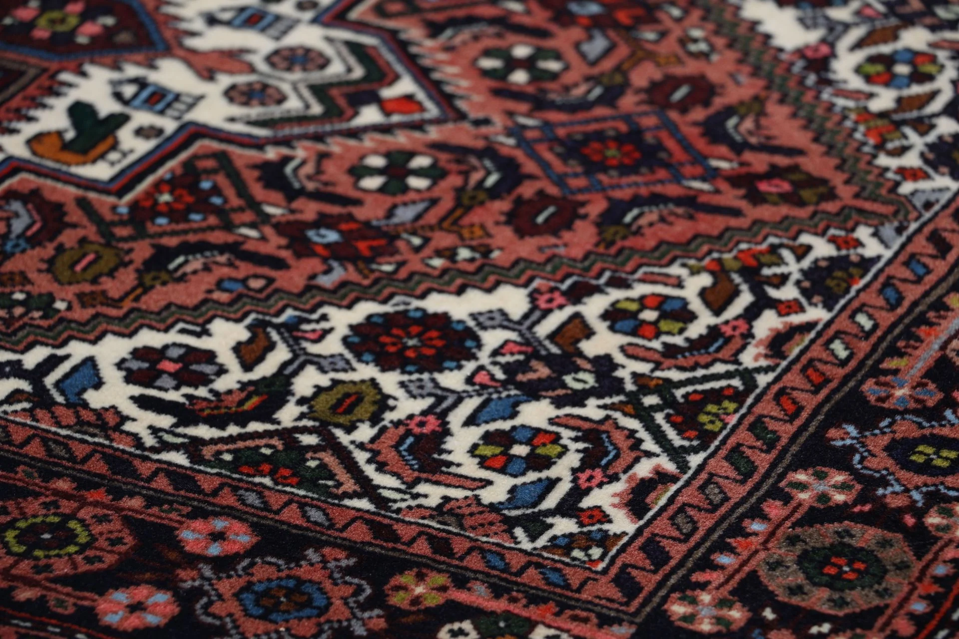 Hand-Knotted Wool Persian Rug, 80 × 410 cm