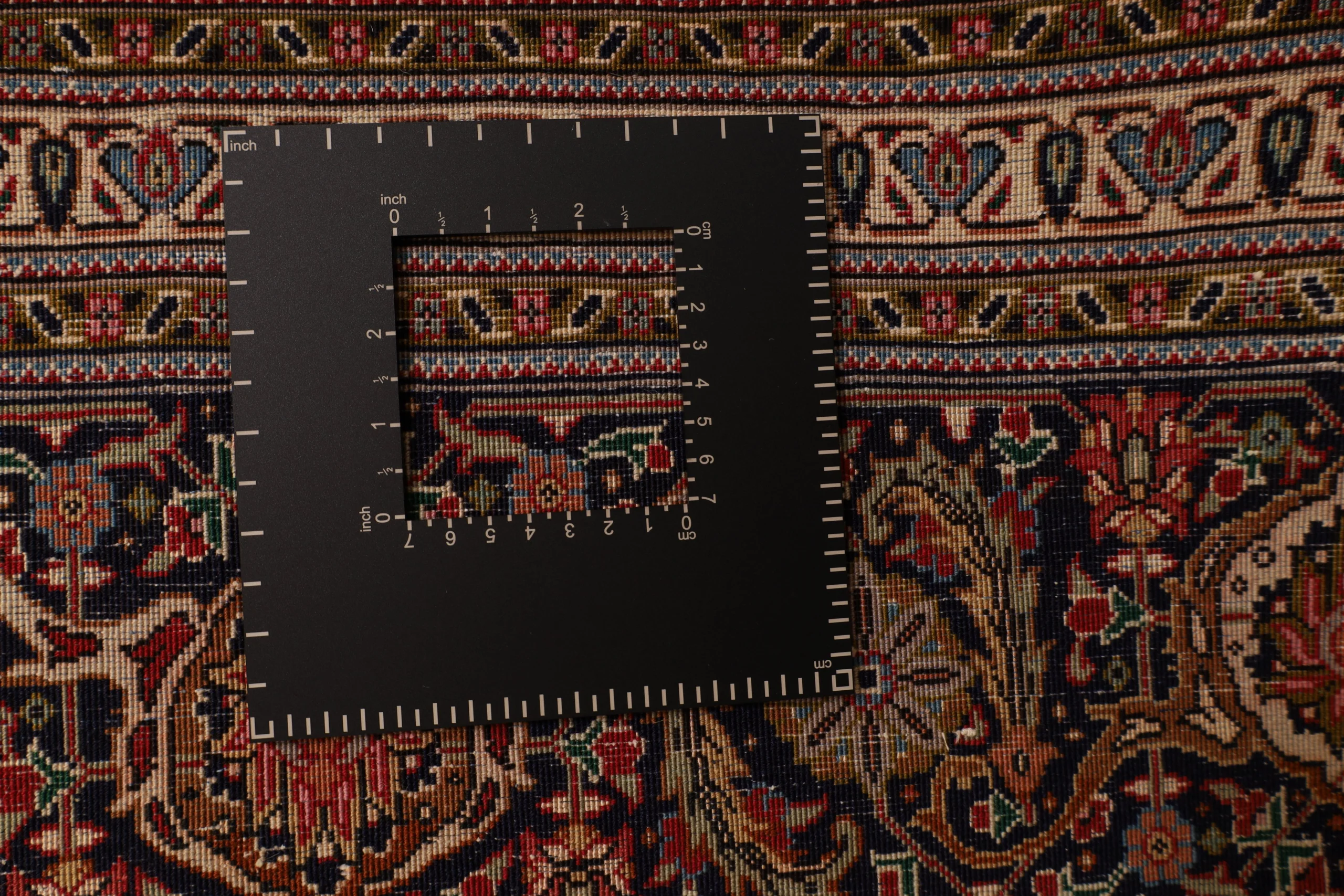 Tabriz Persian Rug — hand-knotted, 211 × 194 cm, Wool