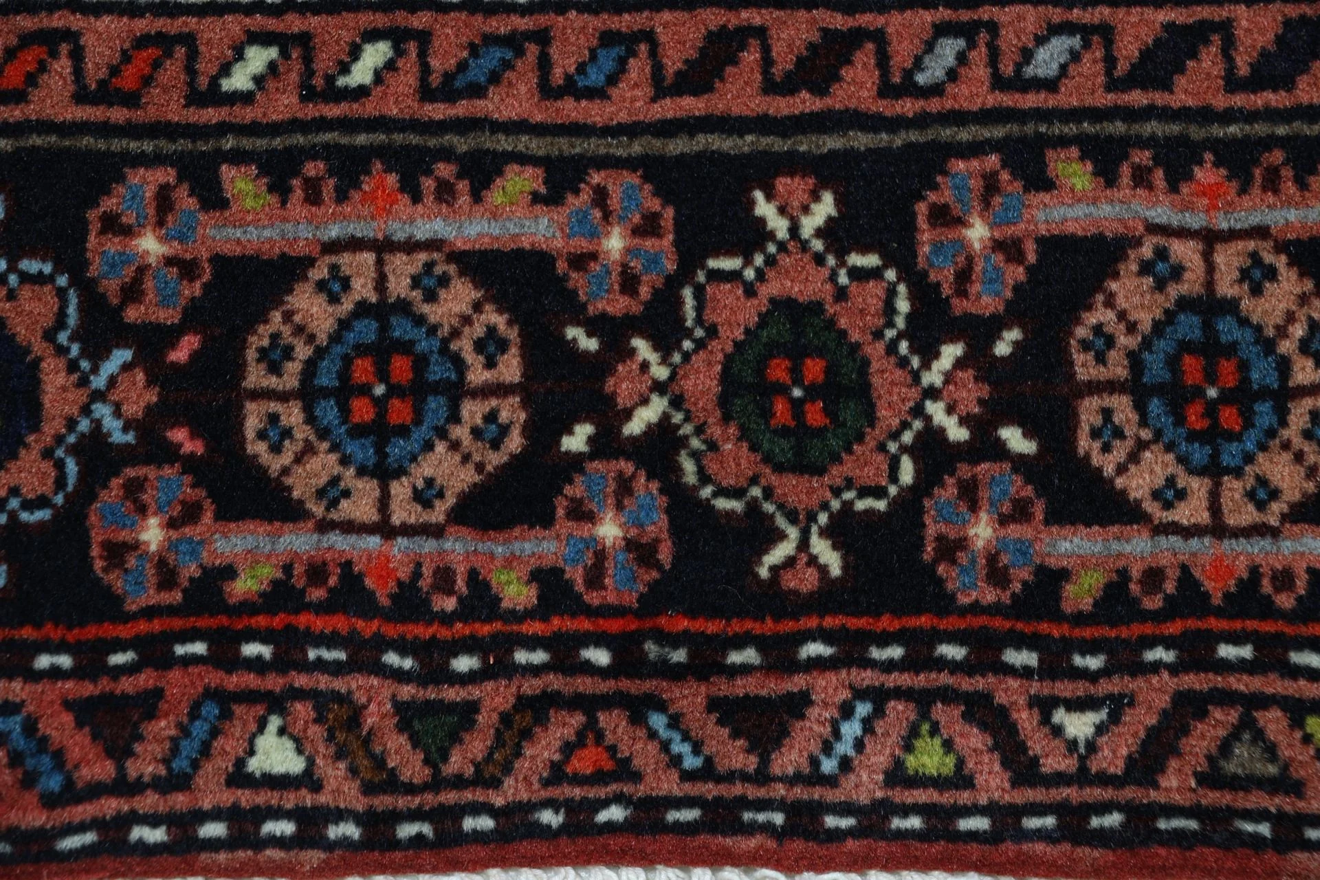 Hand-Knotted Wool Persian Rug, 80 × 410 cm