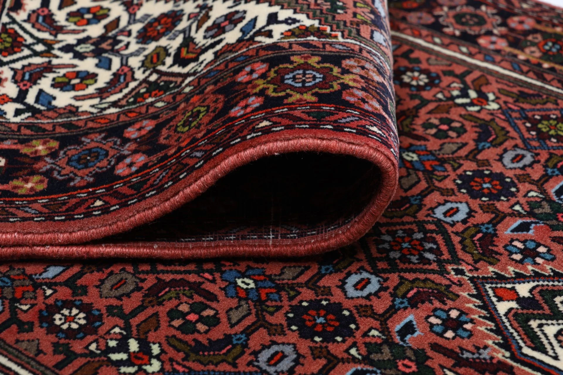 Hand-Knotted Wool Persian Rug, 80 × 410 cm