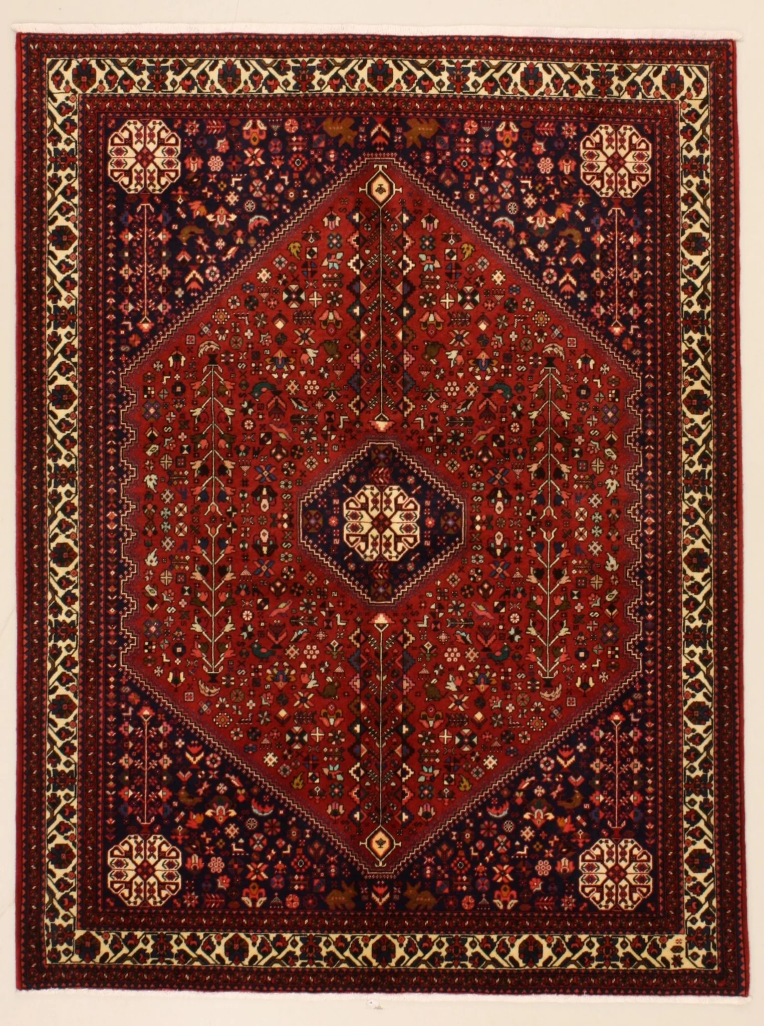 perserteppich-abadeh-160-x-212-cm-schurwolle-handgeknupft-scaled Hand-Knotted Wool Persian Rug, 160 × 212 cm