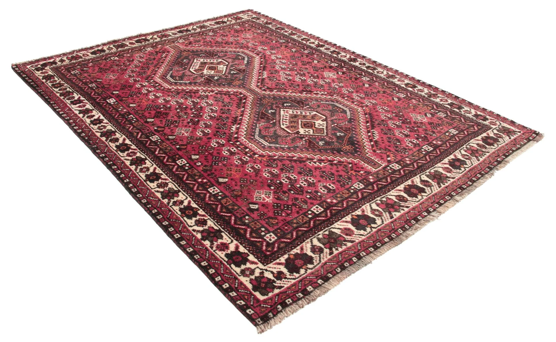 Qashqai Persian Rug 162 × 207 cm, Wool, hand-knotted