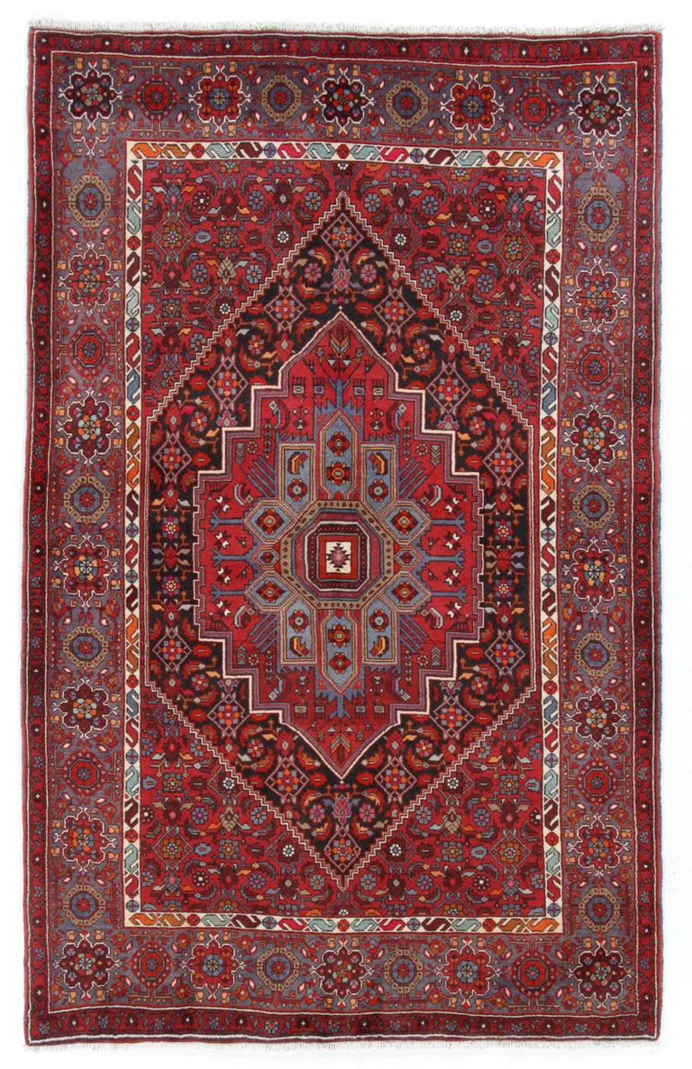 Persian Rug — hand-knotted, 132 × 210 cm, Wool