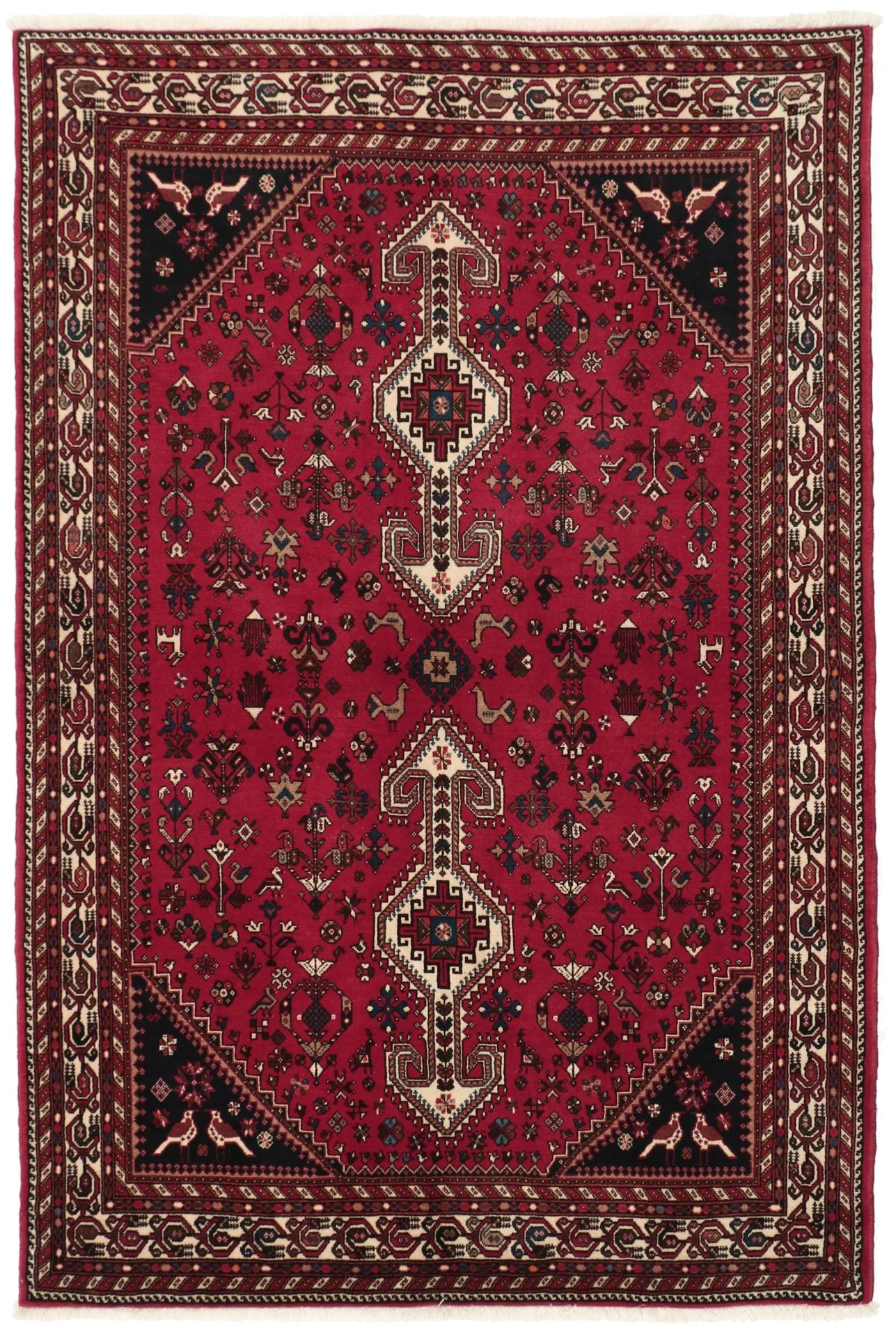 perserteppich-nasrabad-138-x-209-cm-schurwolle-handgeknupft Persian Rug 138 × 209 cm, Wool, hand-knotted