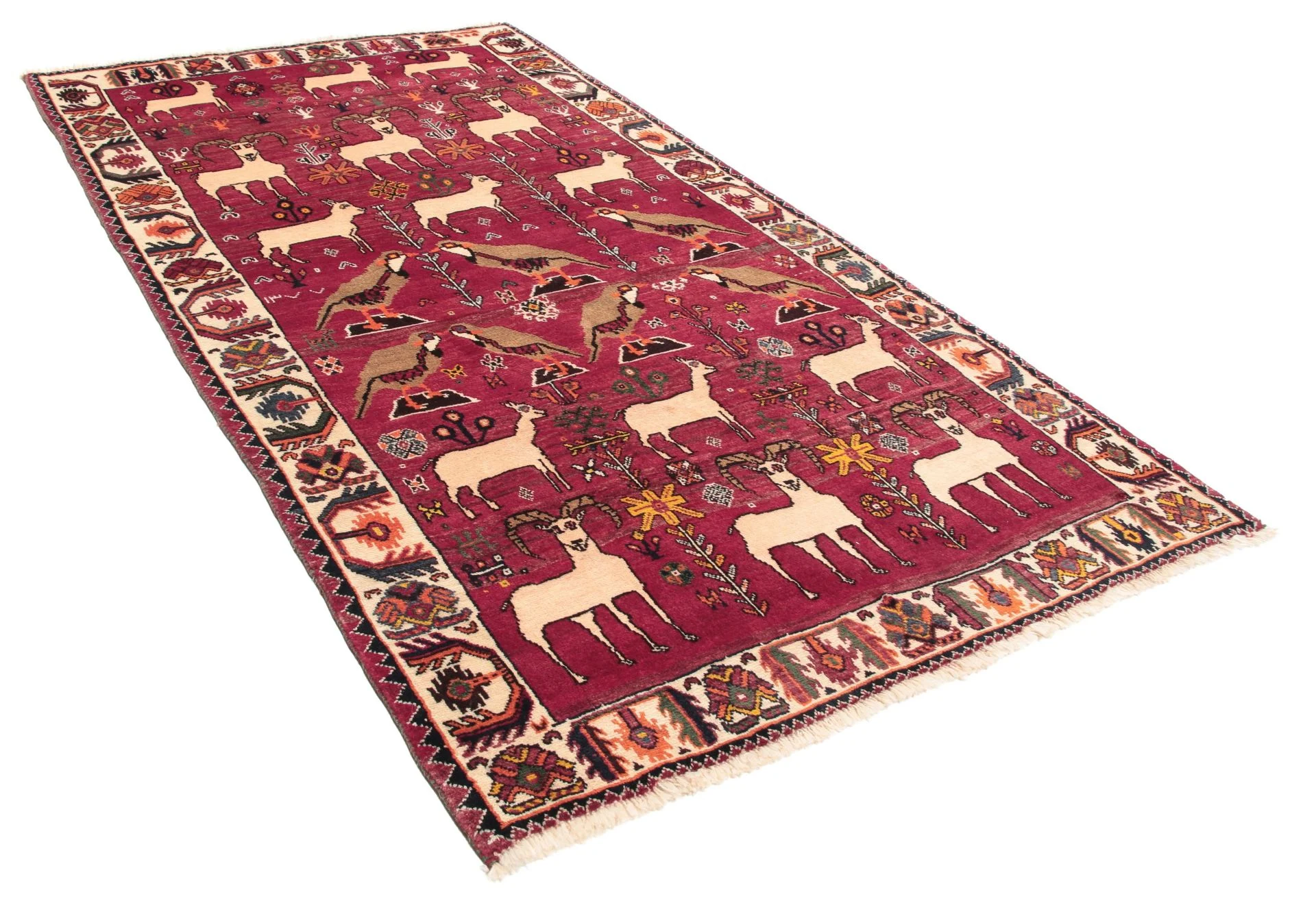 Qashqai Persian Rug — hand-knotted, 120 × 220 cm, Wool