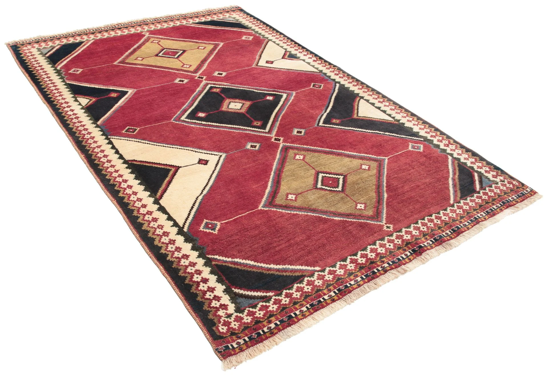 Qashqai Persian Rug — hand-knotted, 138 × 207 cm, Wool
