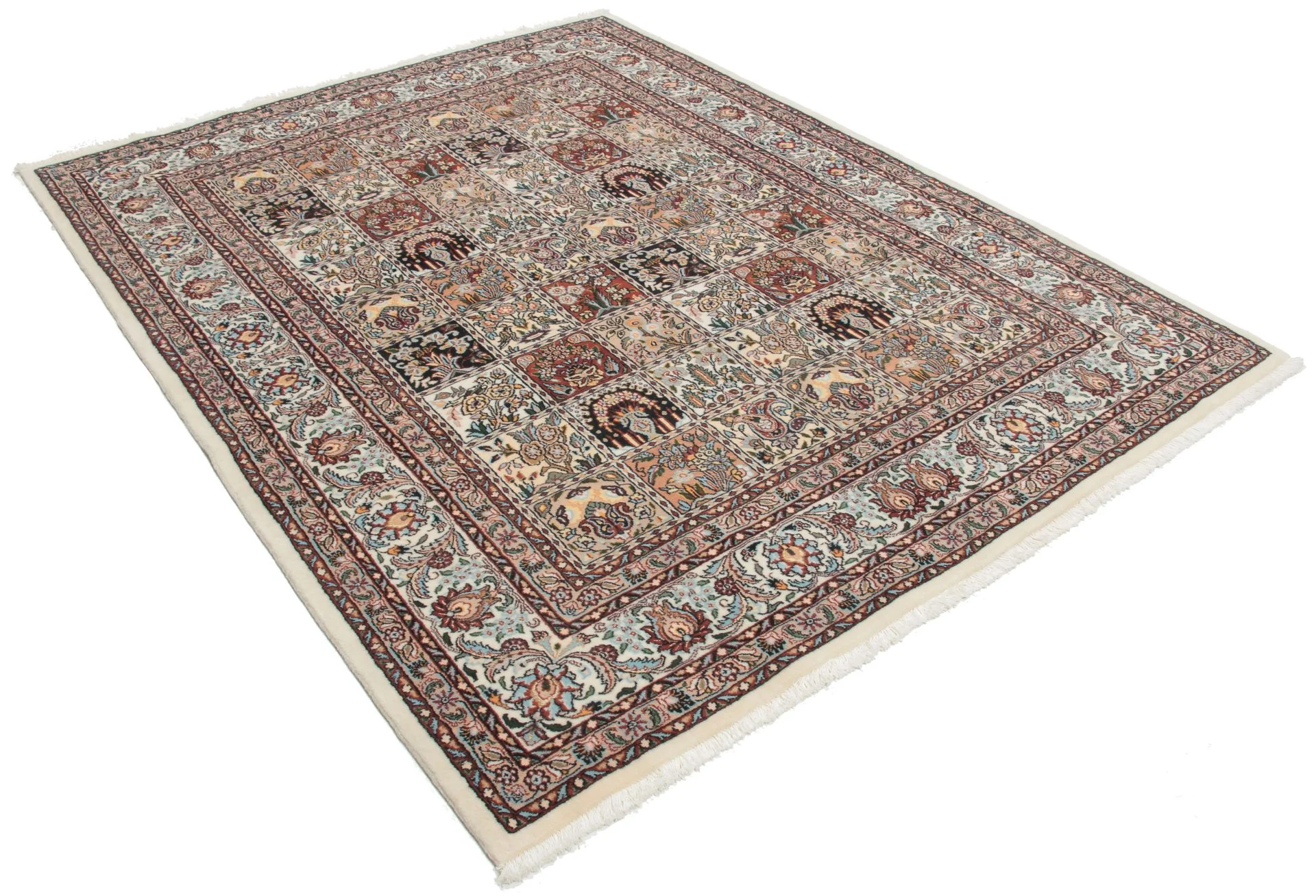 Moud Persian Rug 155 × 205 cm, Wool, hand-knotted