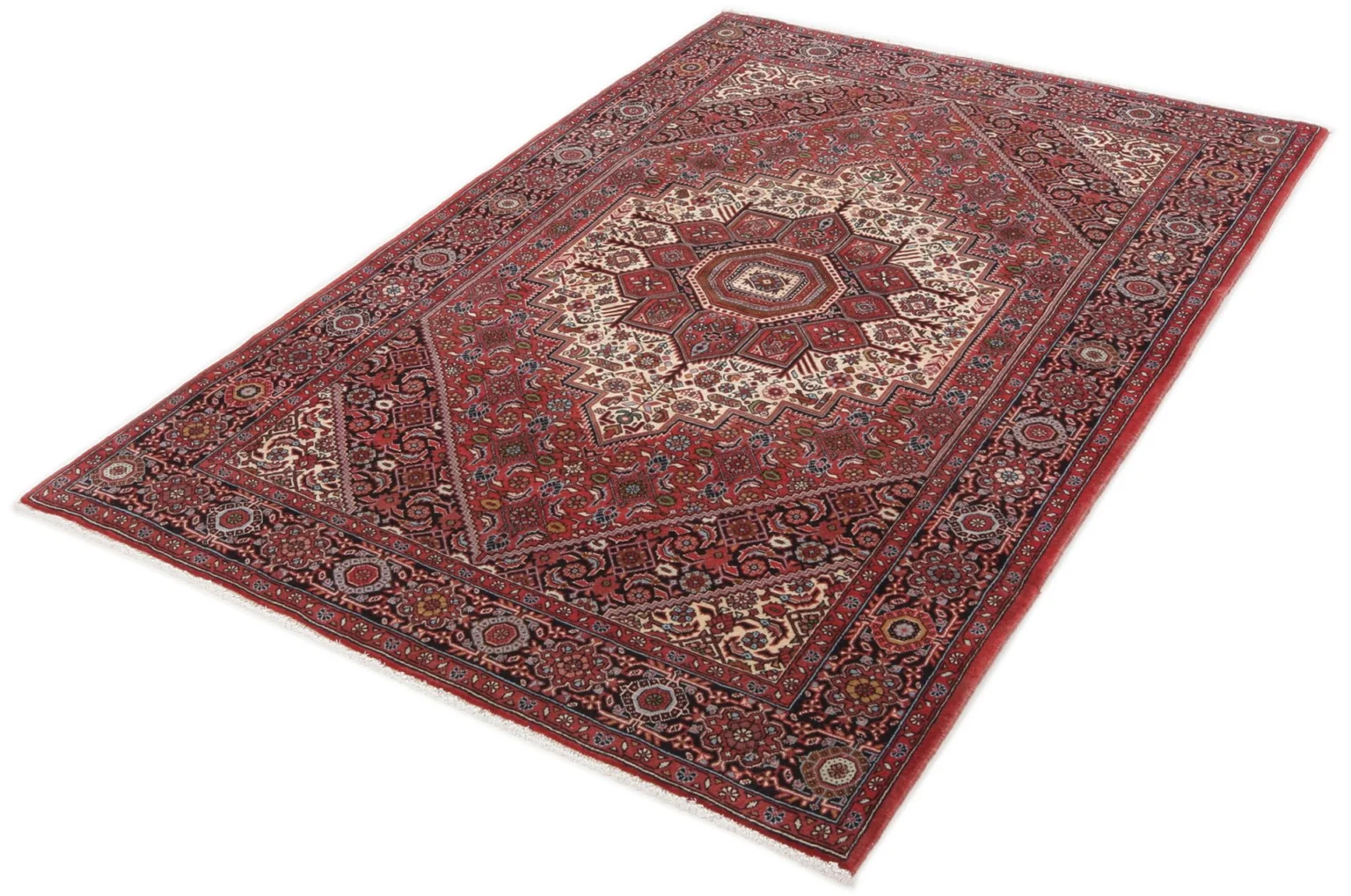 perserteppich-gholtogh-130-x-210-cm-schurwolle-handgeknupft-beige-2 Persian Rug — hand-knotted, 130 × 210 cm, Wool – view 2