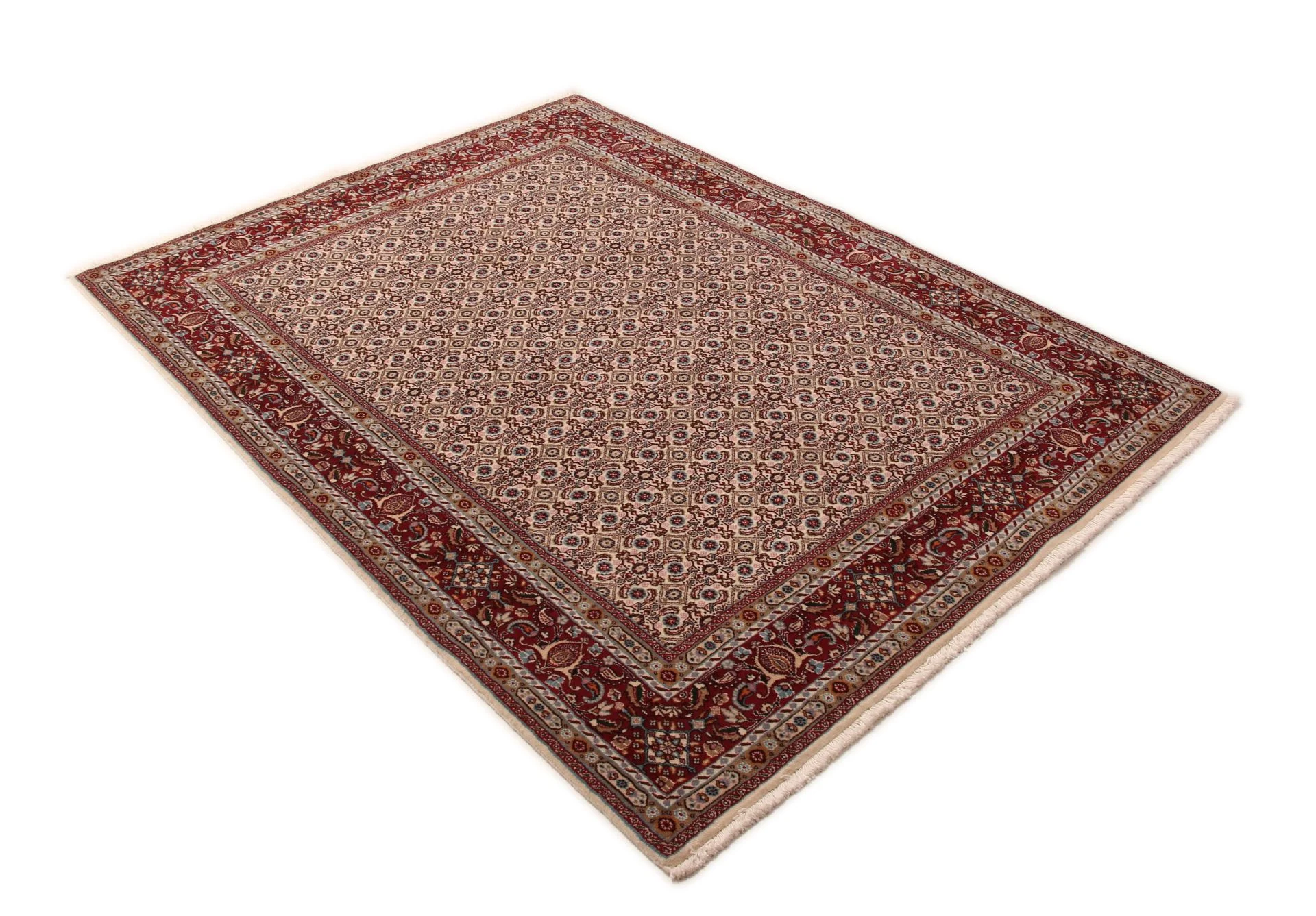 Moud Persian Rug 150 × 203 cm, Wool, hand-knotted