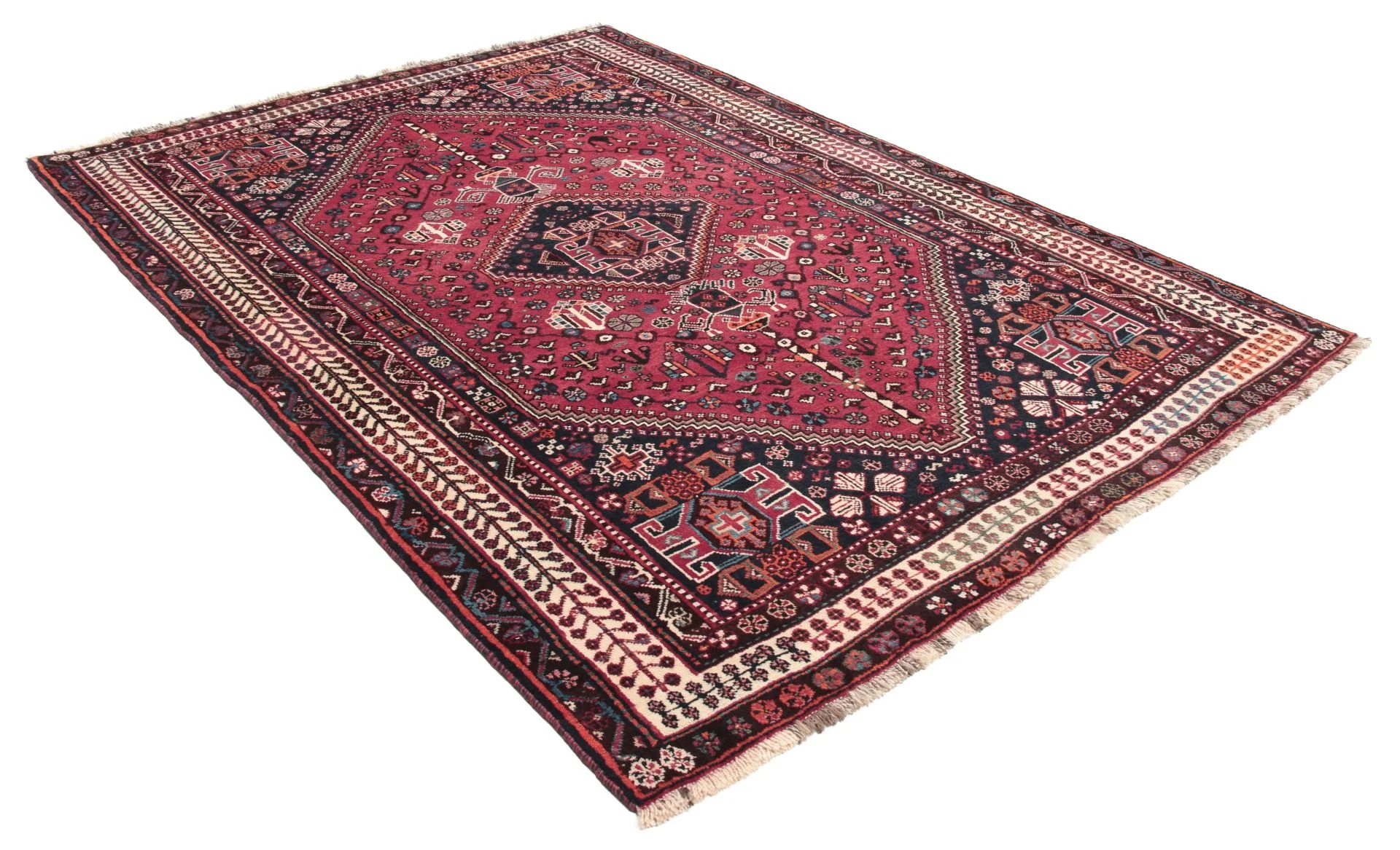 Qashqai Persian Rug 154 × 215 cm, Wool, hand-knotted