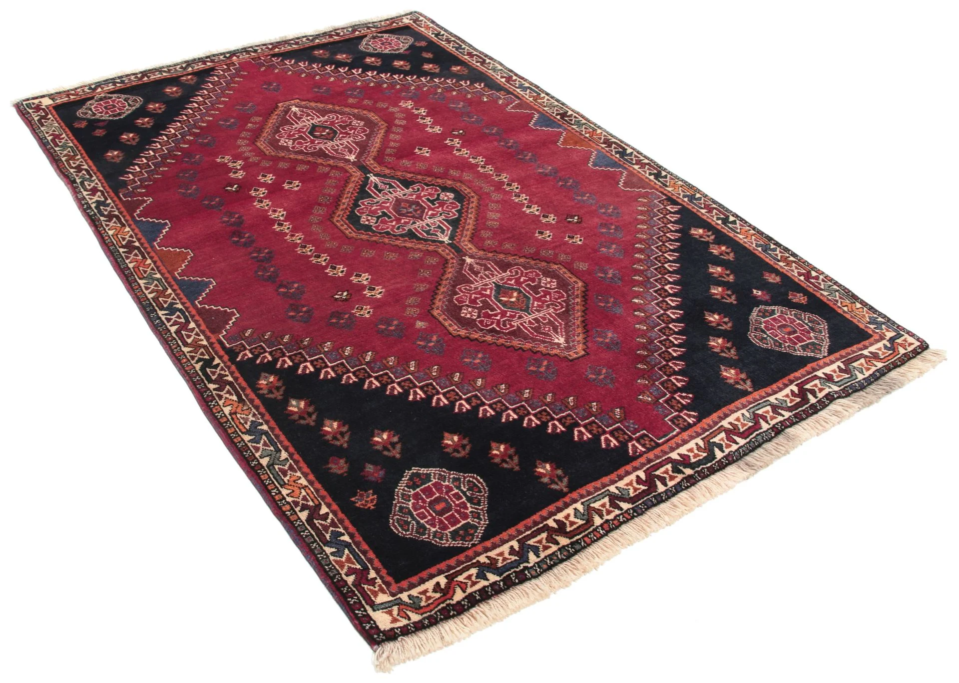 perserteppich-gashghai-118-x-176-cm-schurwolle-handgeknupft-2 Qashqai Persian Rug 118 × 176 cm, Wool, hand-knotted
