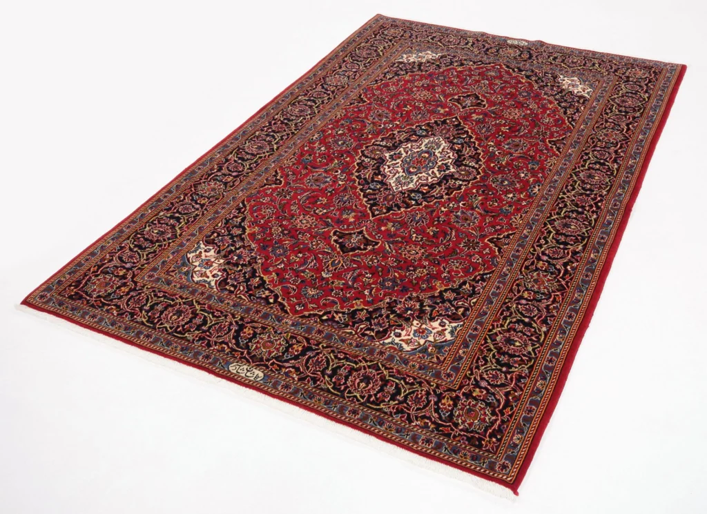 perserteppich-kashan-148-x-223-cm-schurwolle-handgeknupft-beige-2 Kashan Persian Rug 148 × 223 cm, Wool, hand-knotted – view 2