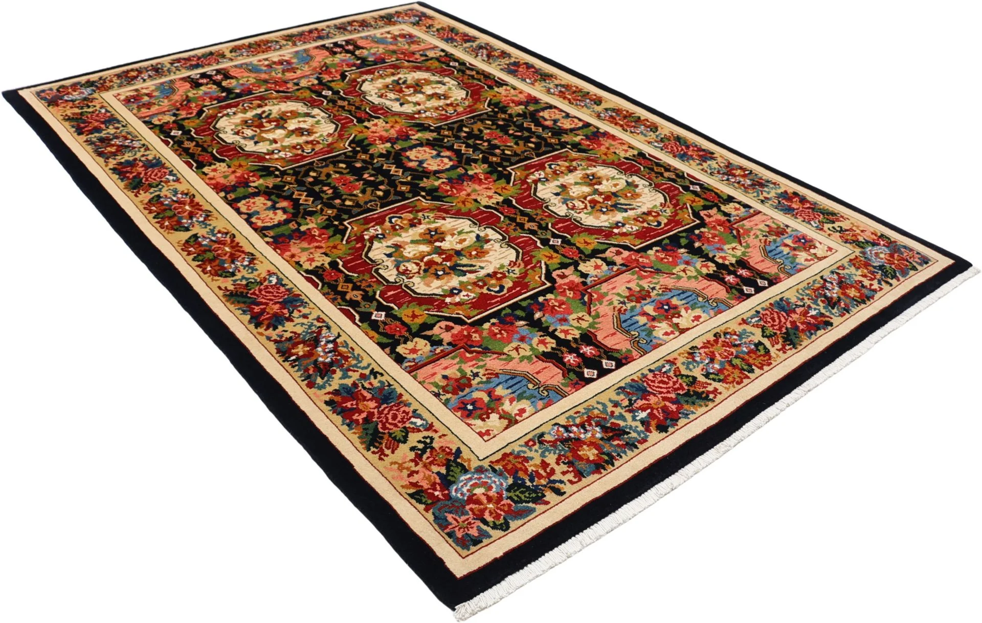 perserteppich-bachtiar-158-x-227-cm-schurwolle-handgeknupft-3 Bakhtiari Persian Rug 158 × 227 cm, Wool, hand-knotted