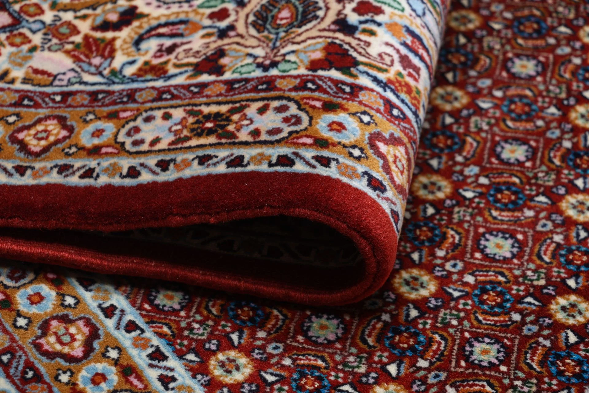 perserteppich-moud-170-x-232-cm-schurwolle-handgeknupft-floral-9 Moud Persian Rug — hand-knotted, 170 × 232 cm, Wool