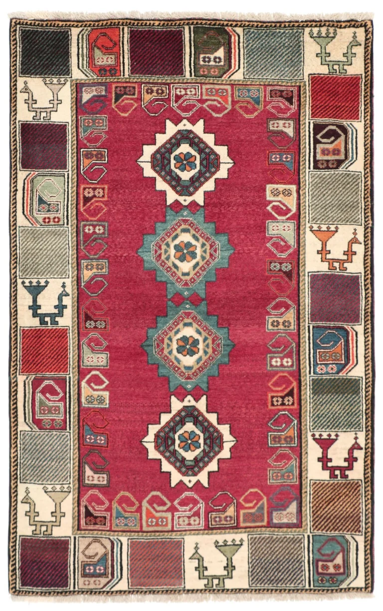 Qashqai Persian Rug — hand-knotted, 115 × 180 cm, Wool