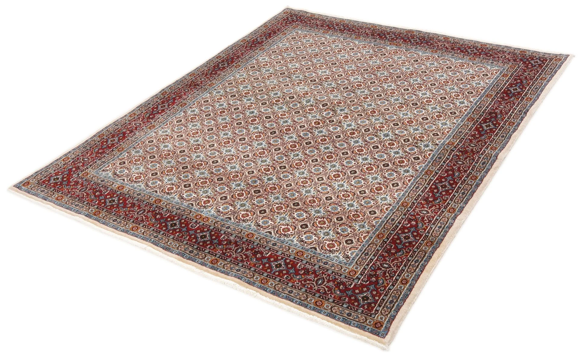 perserteppich-moud-145-x-190-cm-schurwolle-handgeknupft-floral-1 Moud Persian Rug 145 × 190 cm, Wool, hand-knotted