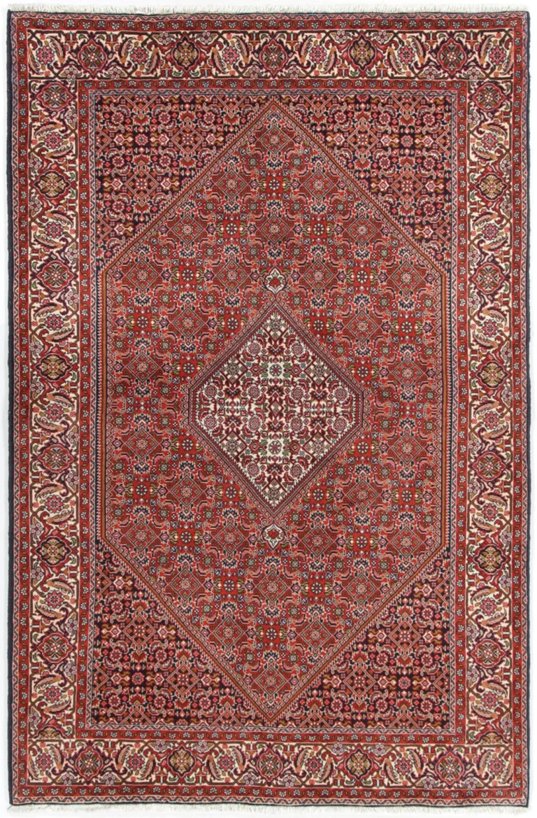 Bijar Persian Rug — hand-knotted, 142 × 225 cm, Wool