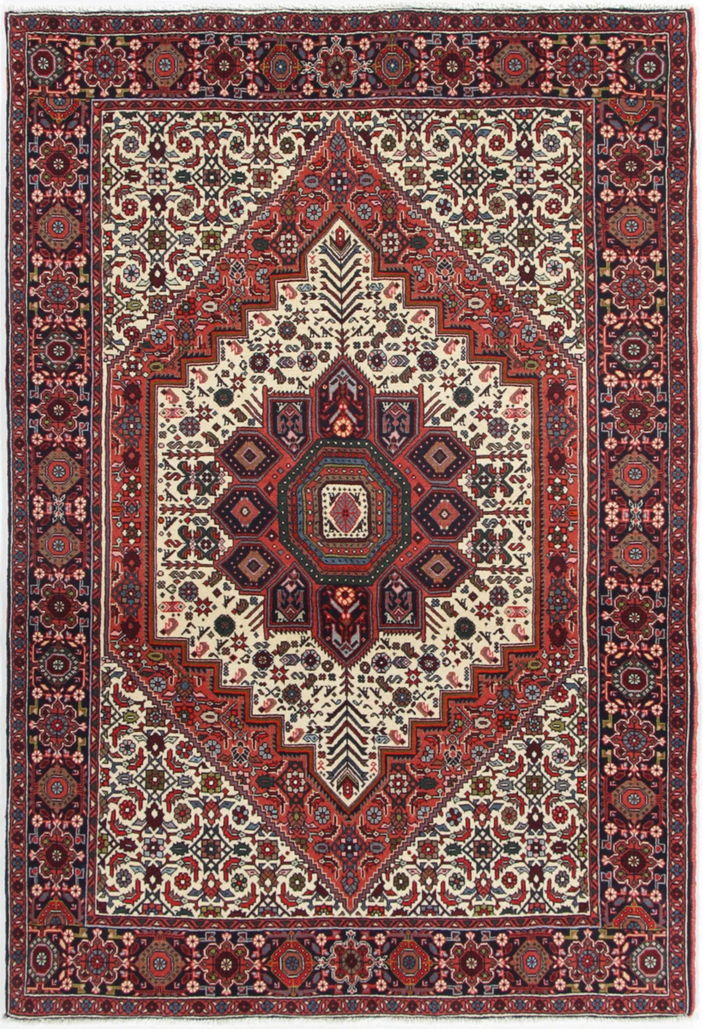Persian Rug — hand-knotted, 127 × 195 cm, Wool