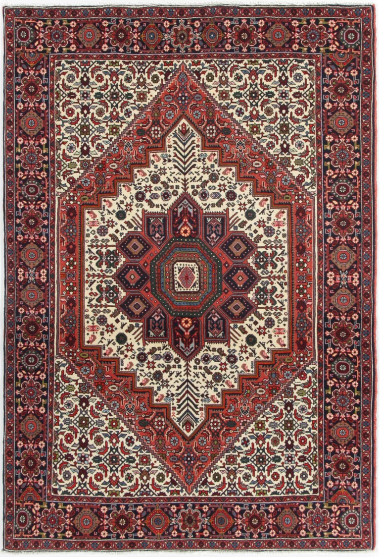Persian Rug — hand-knotted, 127 × 195 cm, Wool
