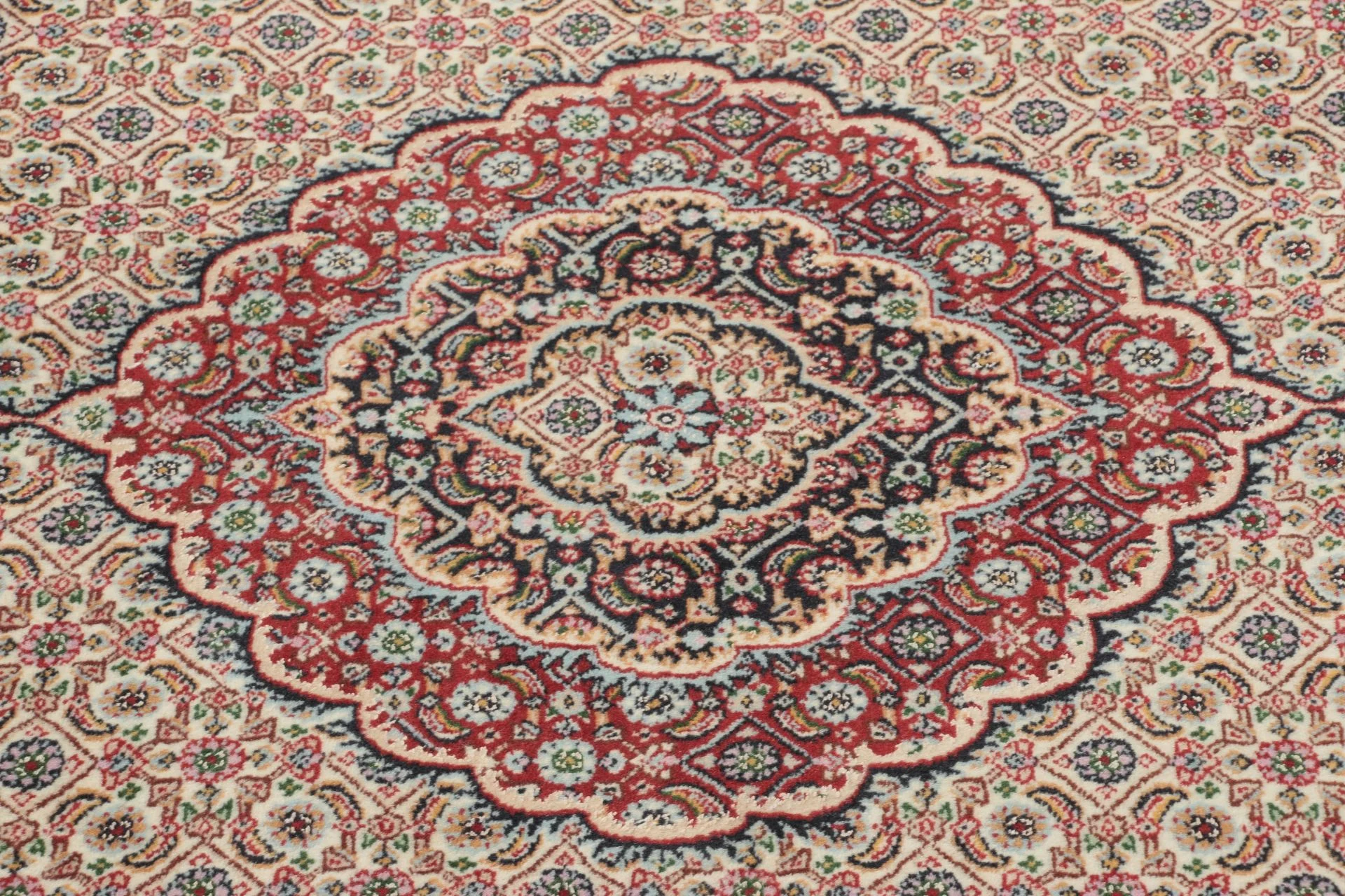 perserteppich-moud-157-x-207-cm-schurwolle-handgeknupft-floral-2 Hand-Knotted Wool Moud Persian Rug, 157 × 207 cm