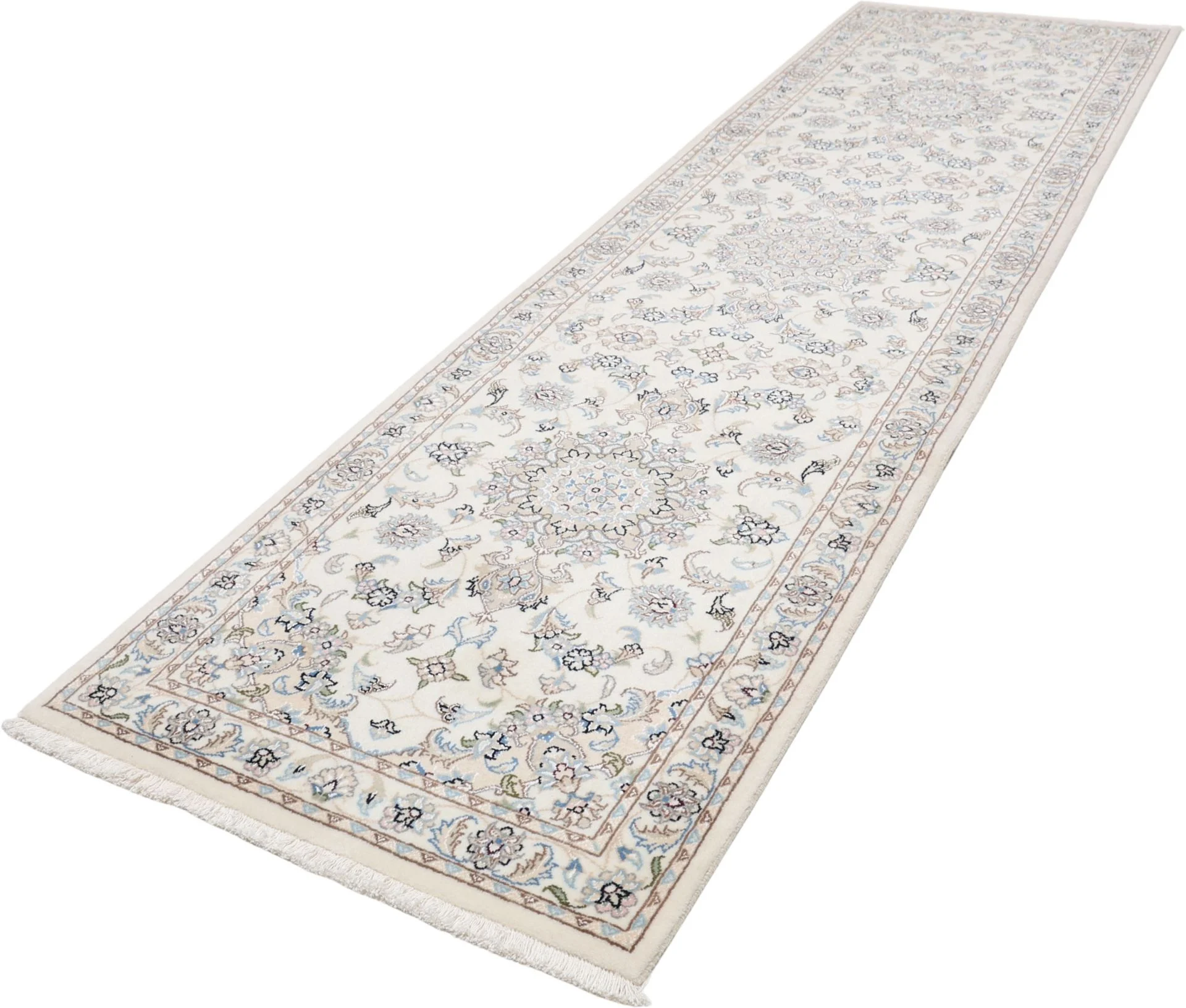 Nain Persian Rug — hand-knotted, 85 × 300 cm, Wool