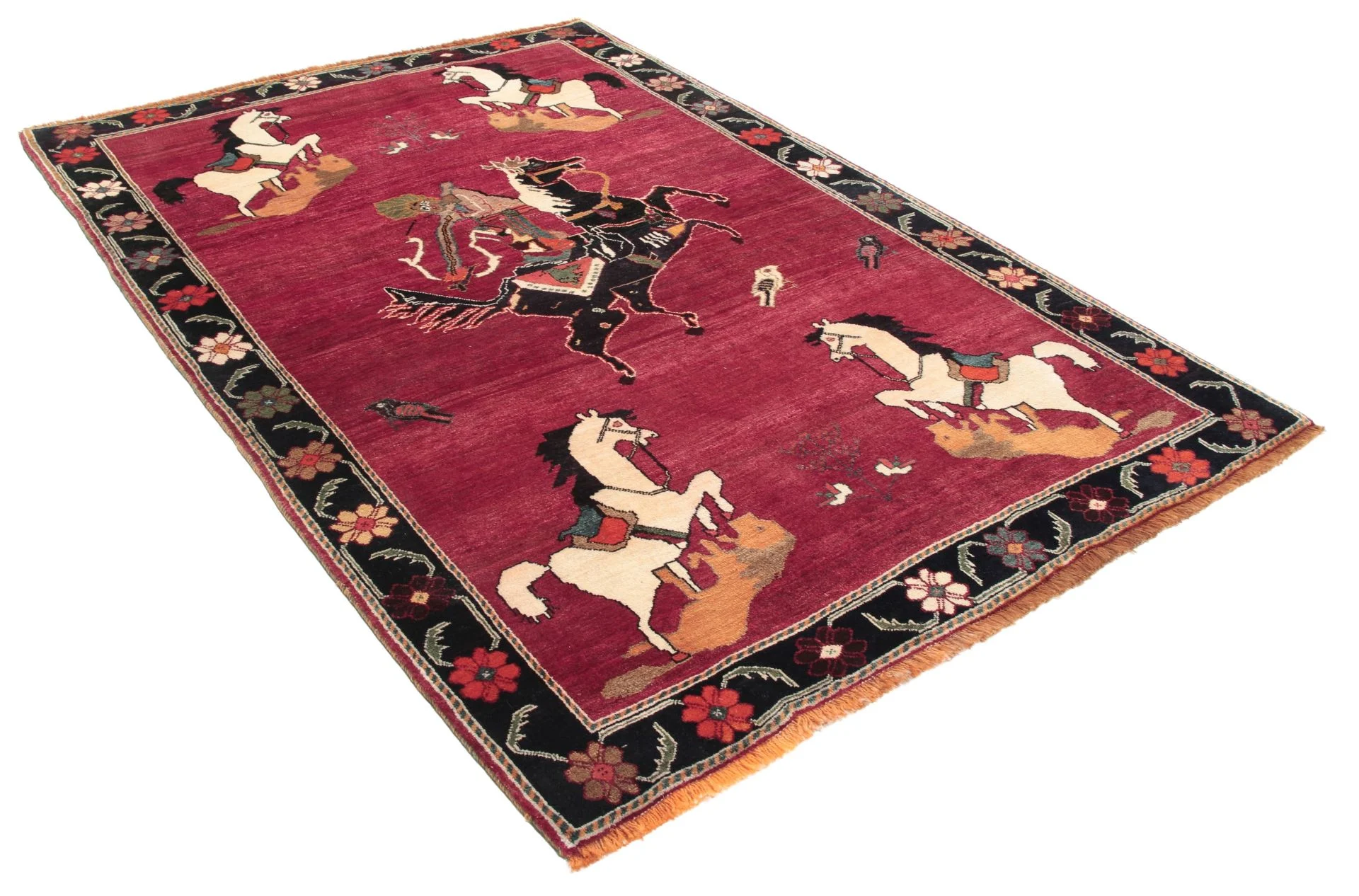 perserteppich-gashghai-142-x-205-cm-schurwolle-handgeknupft-neu-1 Qashqai Persian Rug 142 × 205 cm, Wool, hand-knotted