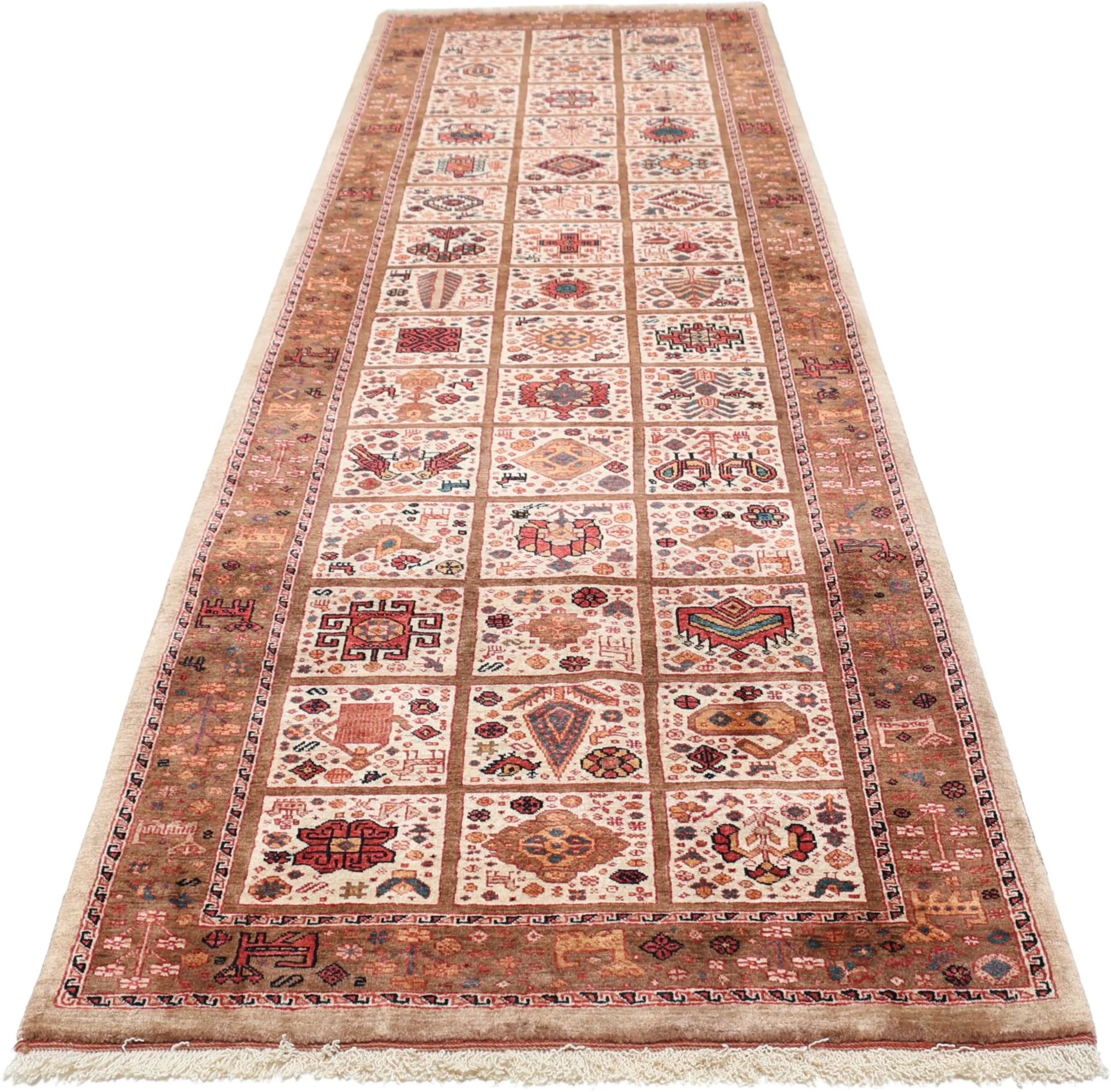 Qashqai Persian Rug 89 × 280 cm, Wool, hand-knotted