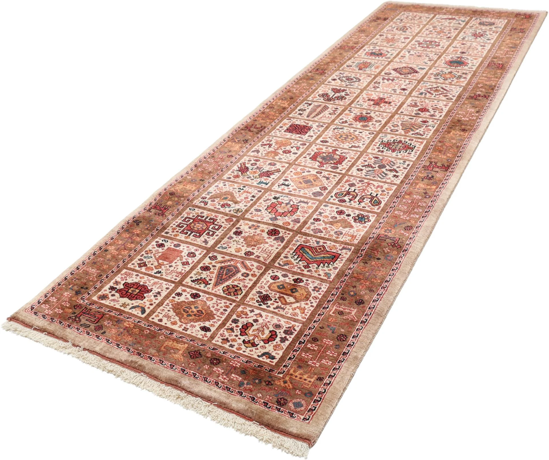 Qashqai Persian Rug 89 × 280 cm, Wool, hand-knotted