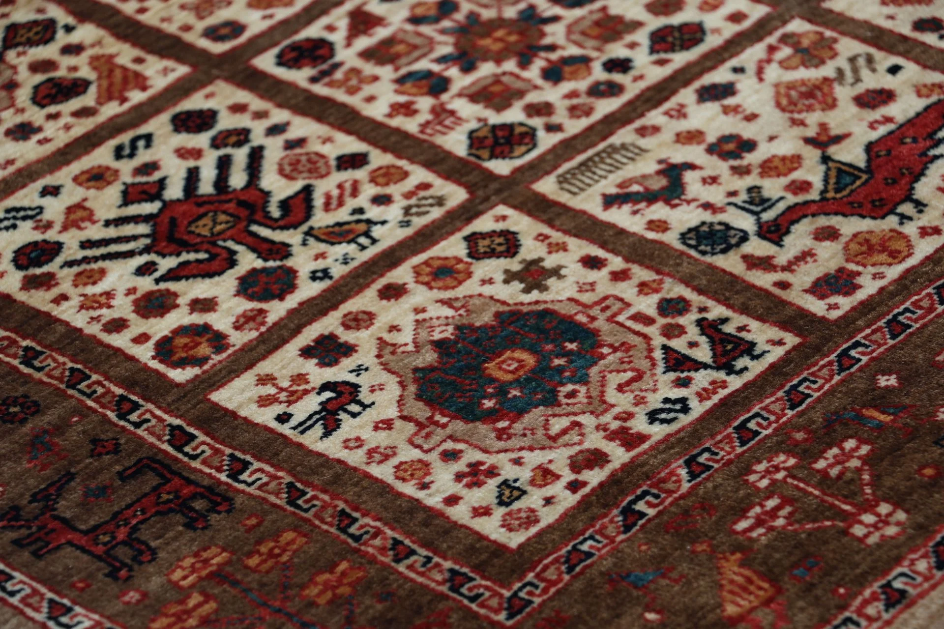 Qashqai Persian Rug 89 × 280 cm, Wool, hand-knotted