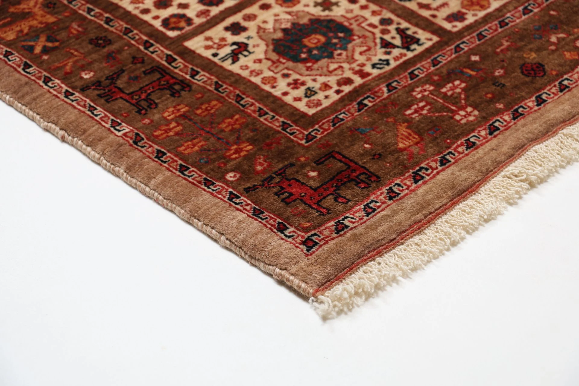 Qashqai Persian Rug 89 × 280 cm, Wool, hand-knotted