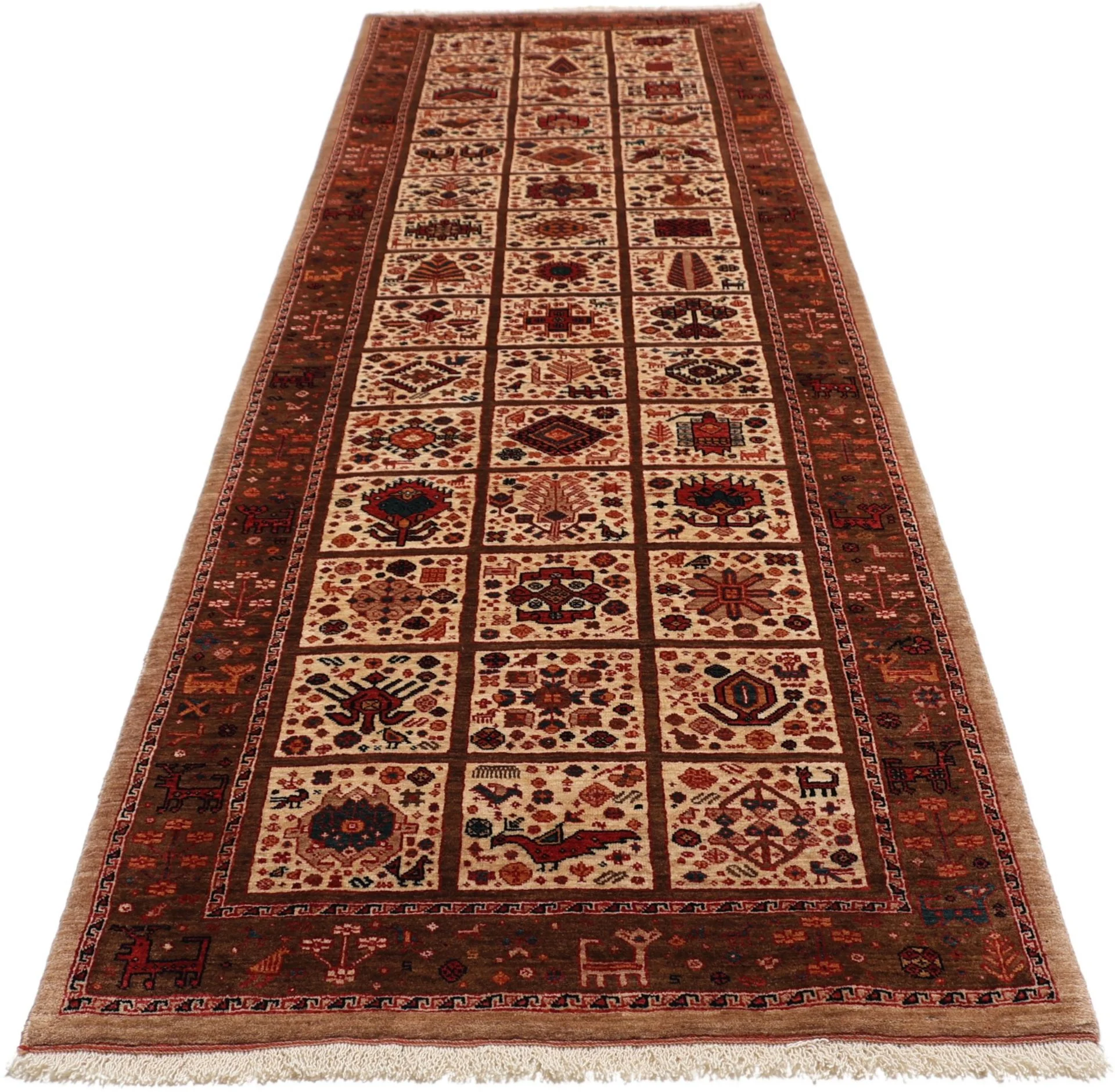 Qashqai Persian Rug 89 × 280 cm, Wool, hand-knotted