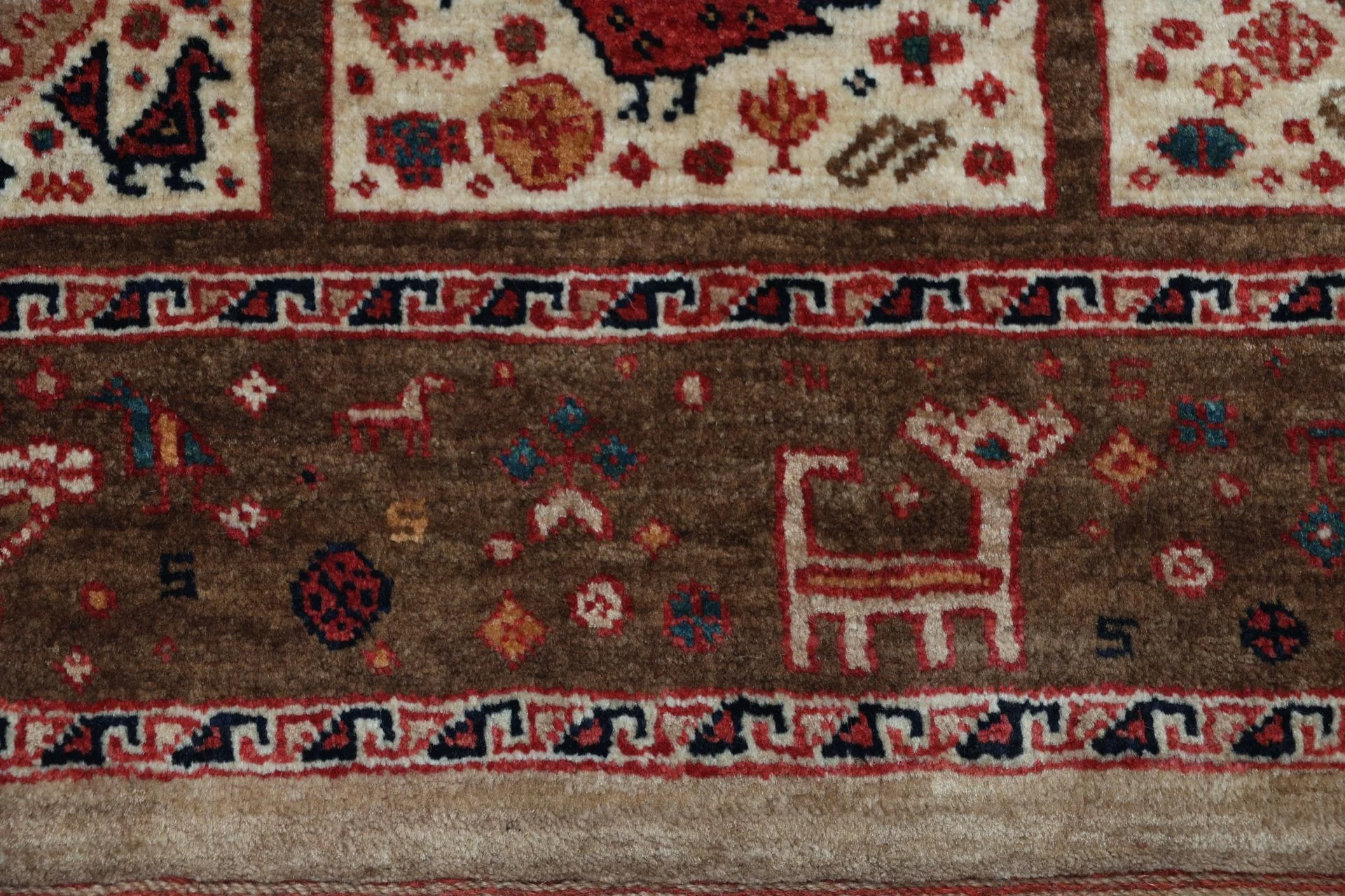 Qashqai Persian Rug 89 × 280 cm, Wool, hand-knotted