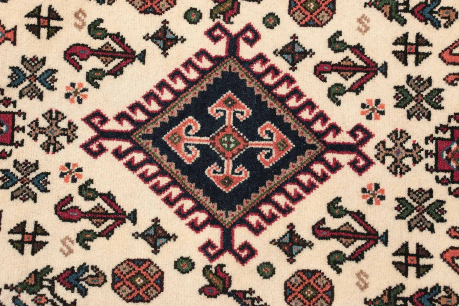 perserteppich-nasrabad-80-x-385-cm-schurwolle-handgeknupft-2 Hand-Knotted Wool Persian Rug, 80 × 385 cm