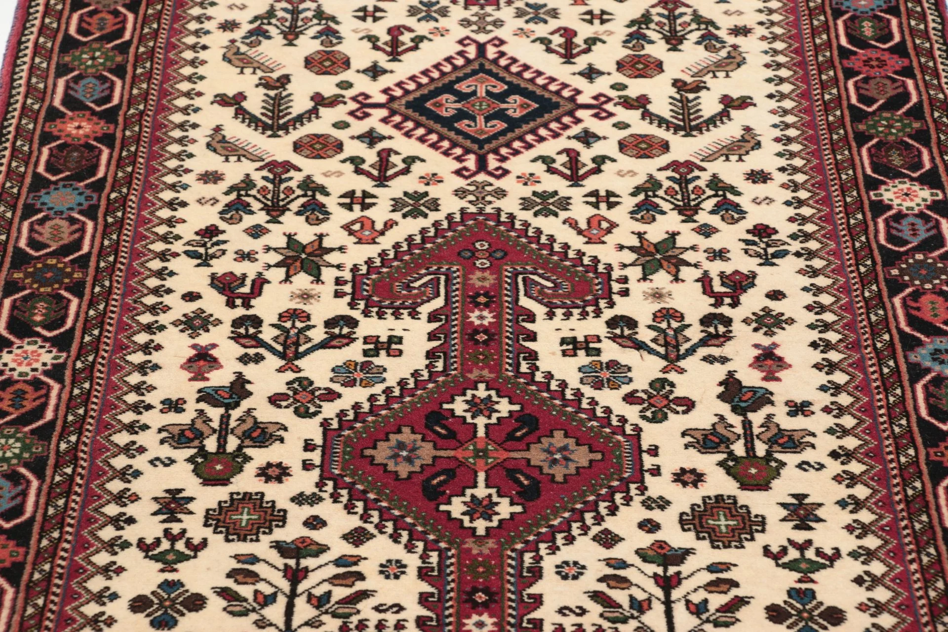 perserteppich-nasrabad-80-x-385-cm-schurwolle-handgeknupft-3 Hand-Knotted Wool Persian Rug, 80 × 385 cm