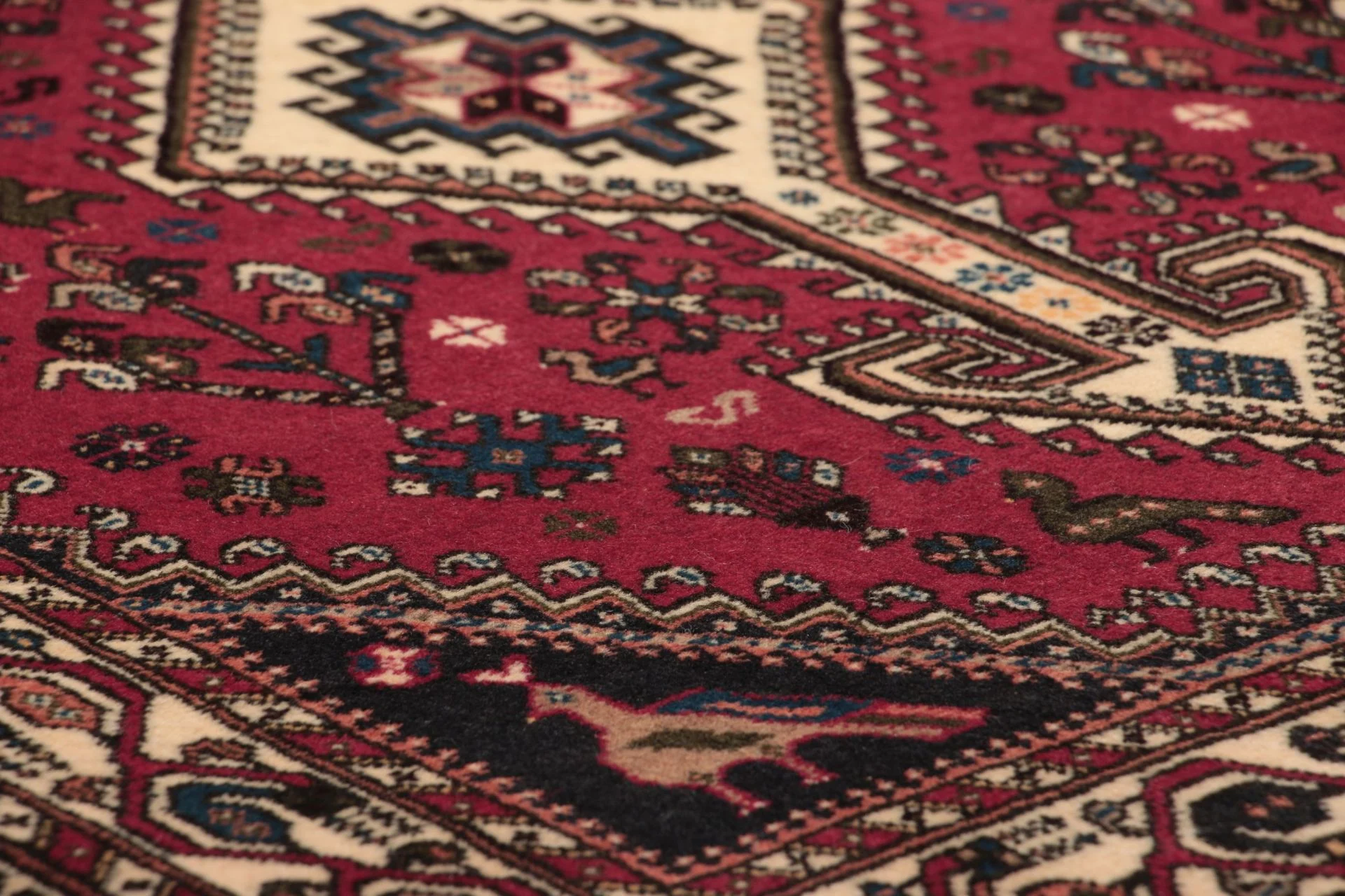 perserteppich-nasrabad-84-x-305-cm-schurwolle-handgeknupft-3 Persian Rug — hand-knotted, 84 × 305 cm, Wool