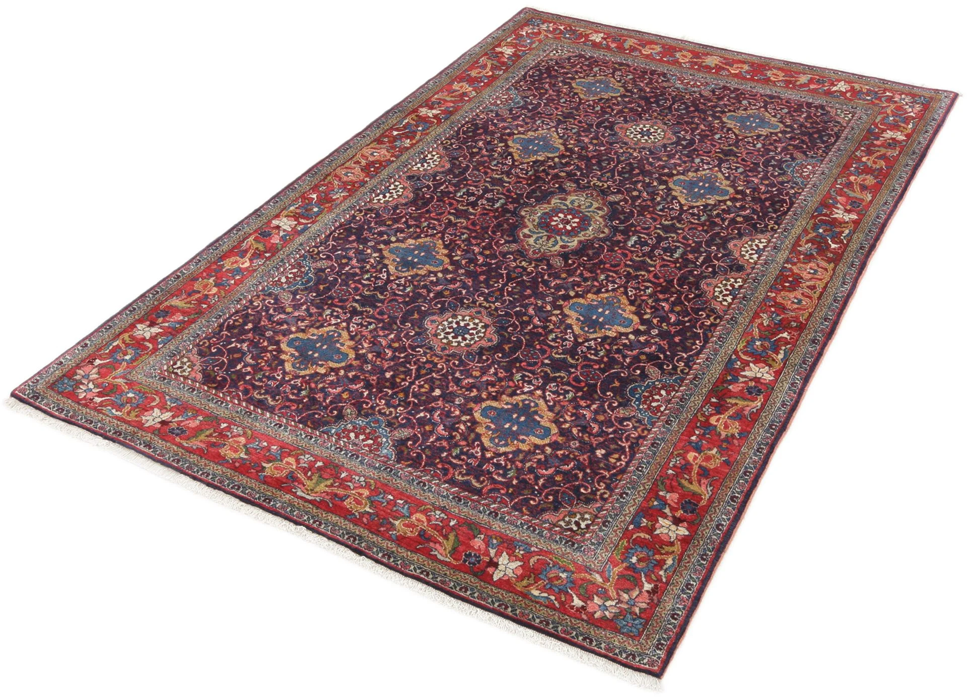 Bijar Persian Rug — hand-knotted, 134 × 209 cm, Wool