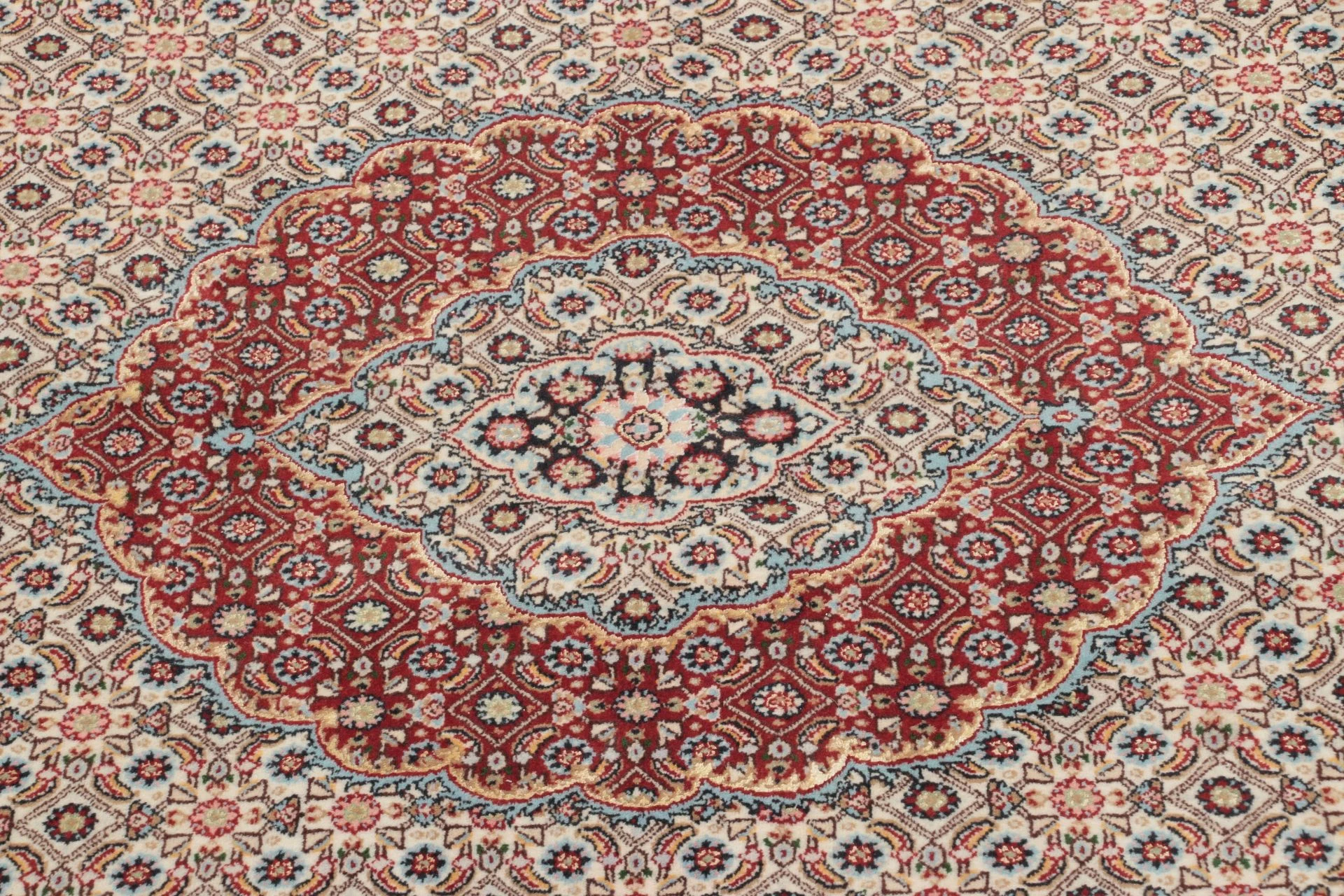 perserteppich-moud-145-x-205-cm-schurwolle-handgeknupft-floral-2 Moud Persian Rug — hand-knotted, 145 × 205 cm, Wool