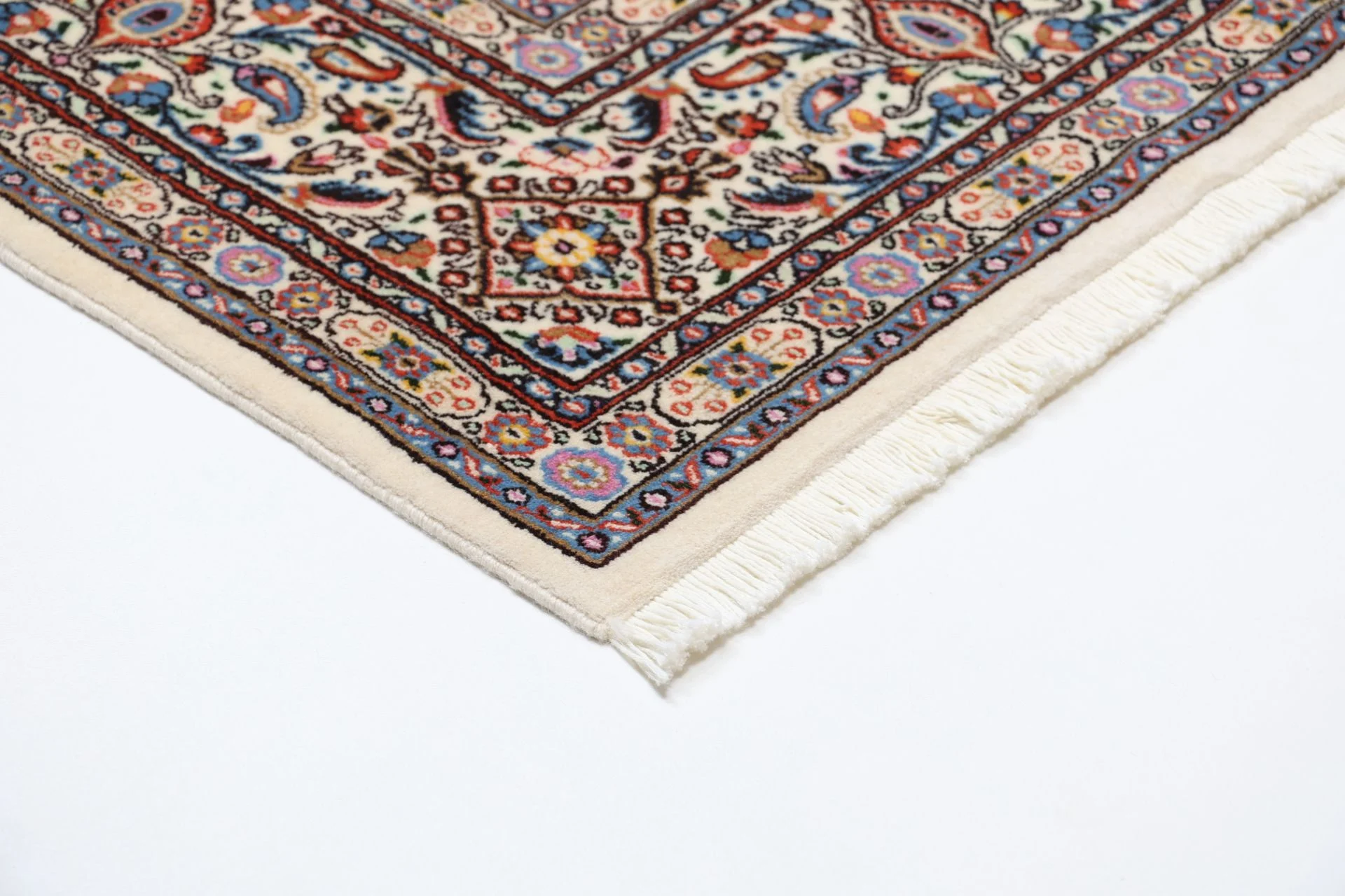 perserteppich-moud-162-x-235-cm-schurwolle-handgeknupft-floral-5 Hand-Knotted Wool Moud Persian Rug, 162 × 235 cm