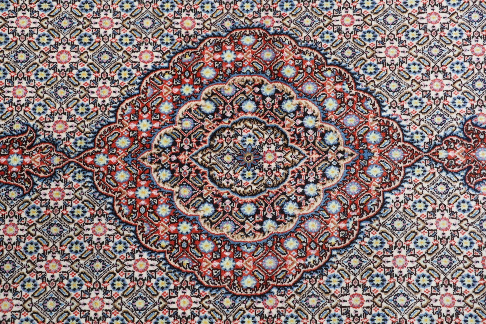 perserteppich-moud-162-x-235-cm-schurwolle-handgeknupft-floral-8 Hand-Knotted Wool Moud Persian Rug, 162 × 235 cm