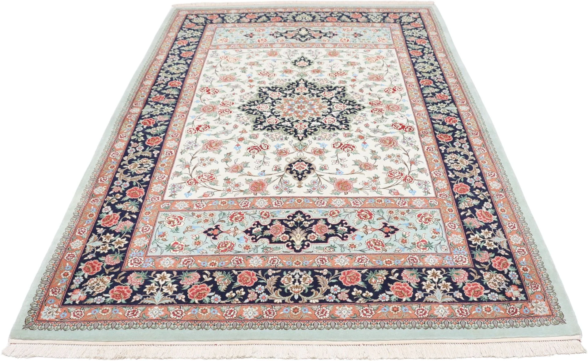 perserteppich-ghom-152-x-232-cm-schurwolle-handgeknupft-exklusiv-1 Qom Persian Rug 152 × 232 cm, Wool, hand-knotted