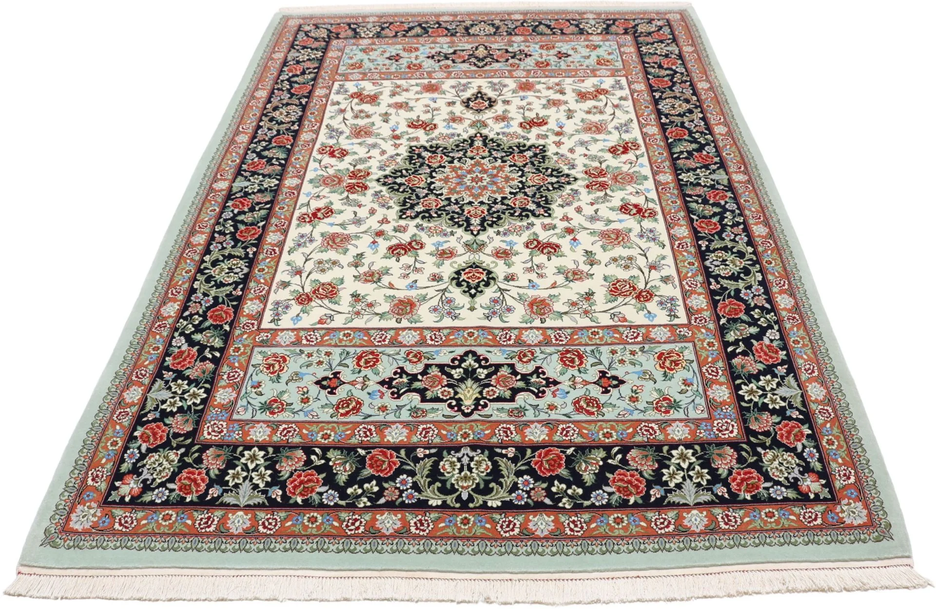 perserteppich-ghom-152-x-232-cm-schurwolle-handgeknupft-exklusiv-6 Qom Persian Rug 152 × 232 cm, Wool, hand-knotted