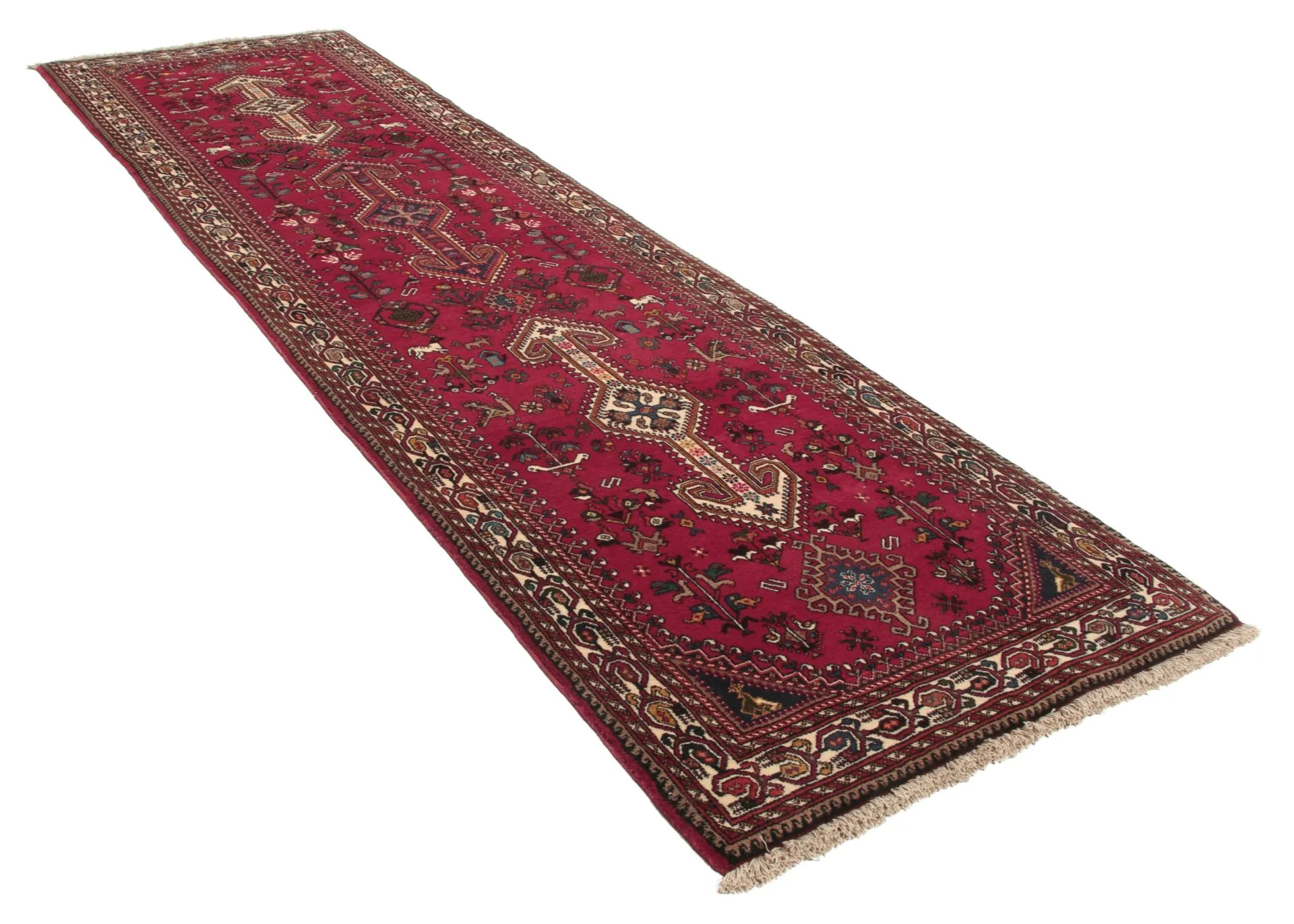 perserteppich-nasrabad-84-x-296-cm-schurwolle-handgeknupft-laufer-3 Persian Rug 84 × 296 cm, Wool, hand-knotted