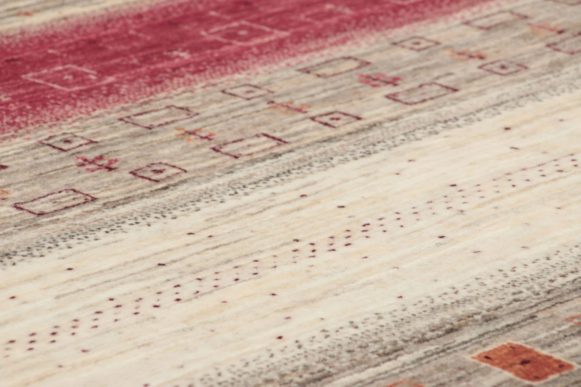 Loribaft Indian Rug — hand-knotted, 122 × 183 cm, Wool
