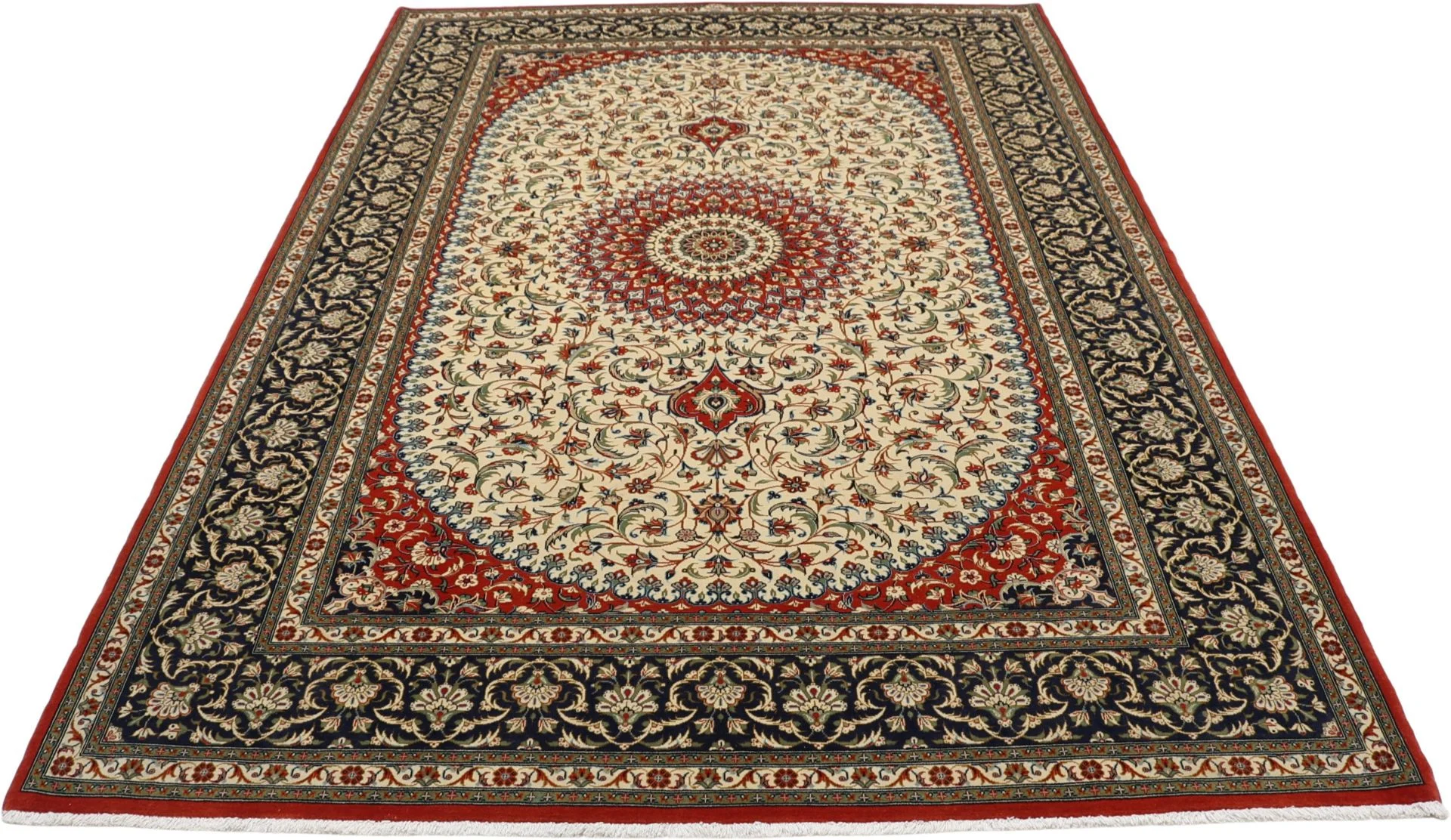 perserteppich-ghom-160-x-240-cm-schurwolle-handgeknupft-6 Qom Persian Rug — hand-knotted, 160 × 240 cm, Wool