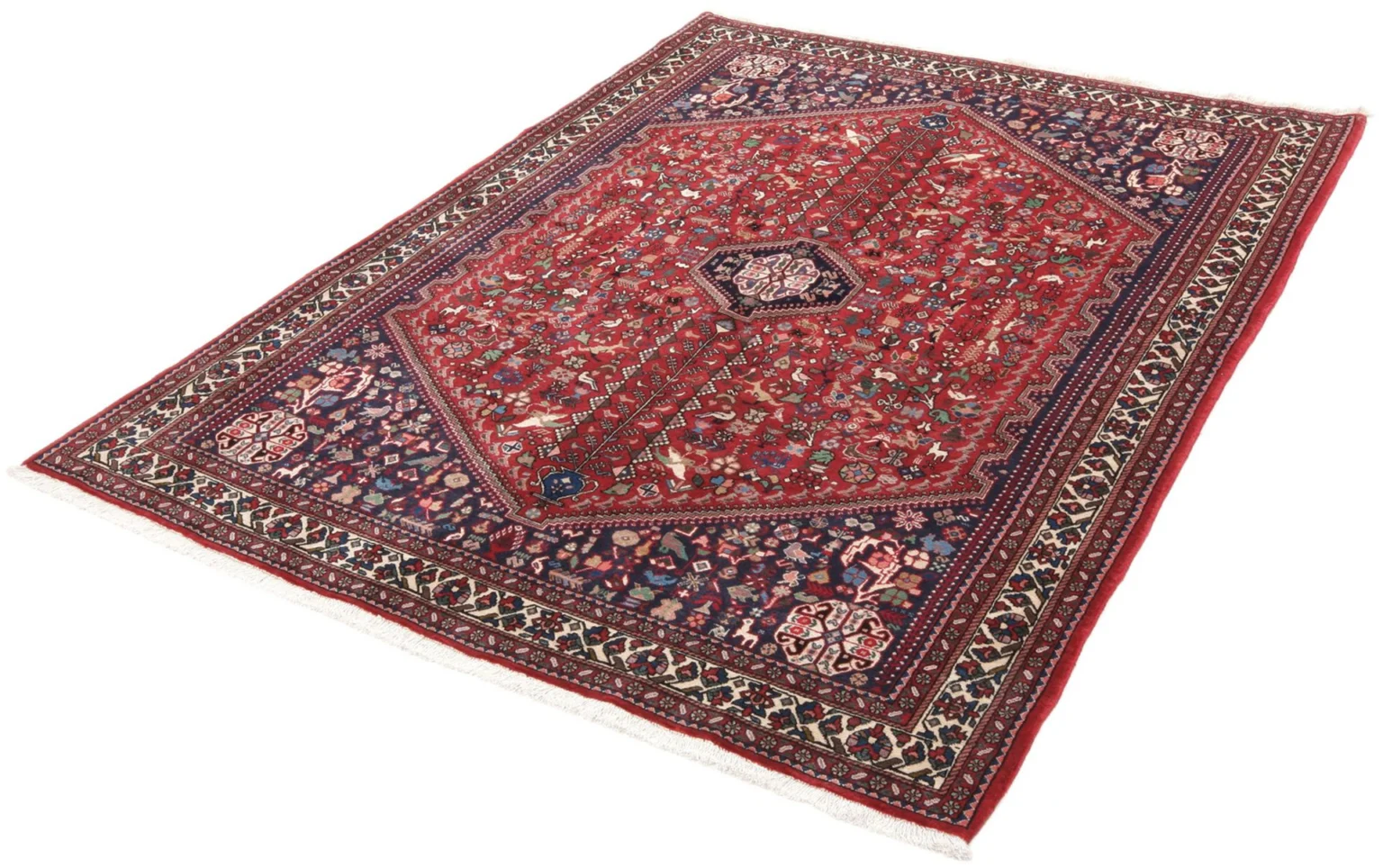 Hand-Knotted Wool Persian Rug, 155 × 210 cm – view 2