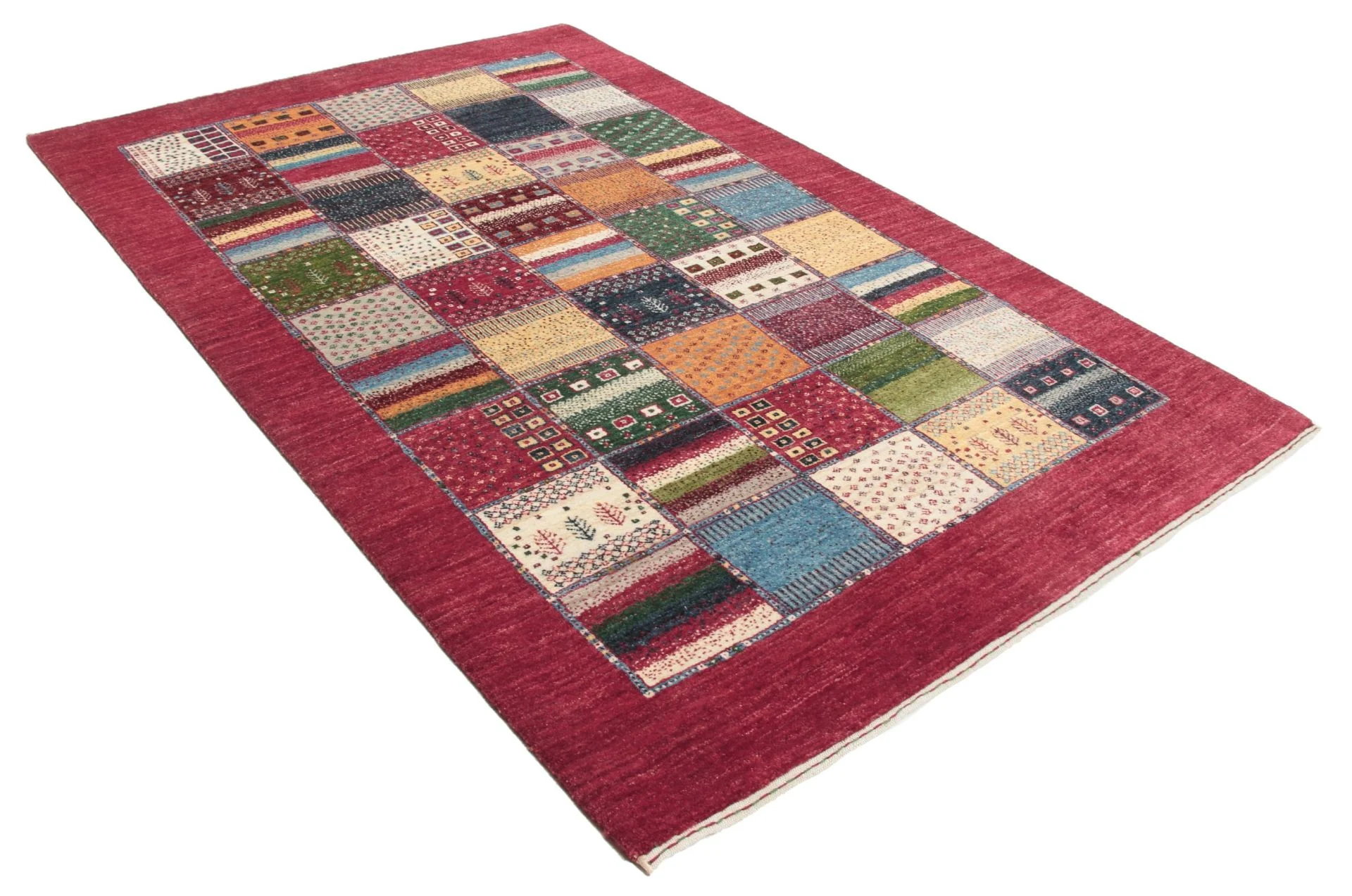 orientteppich-loribaft-124-x-189-cm-schurwolle-handgeknupft-1 Loribaft Indian Rug 124 × 189 cm, Wool, hand-knotted