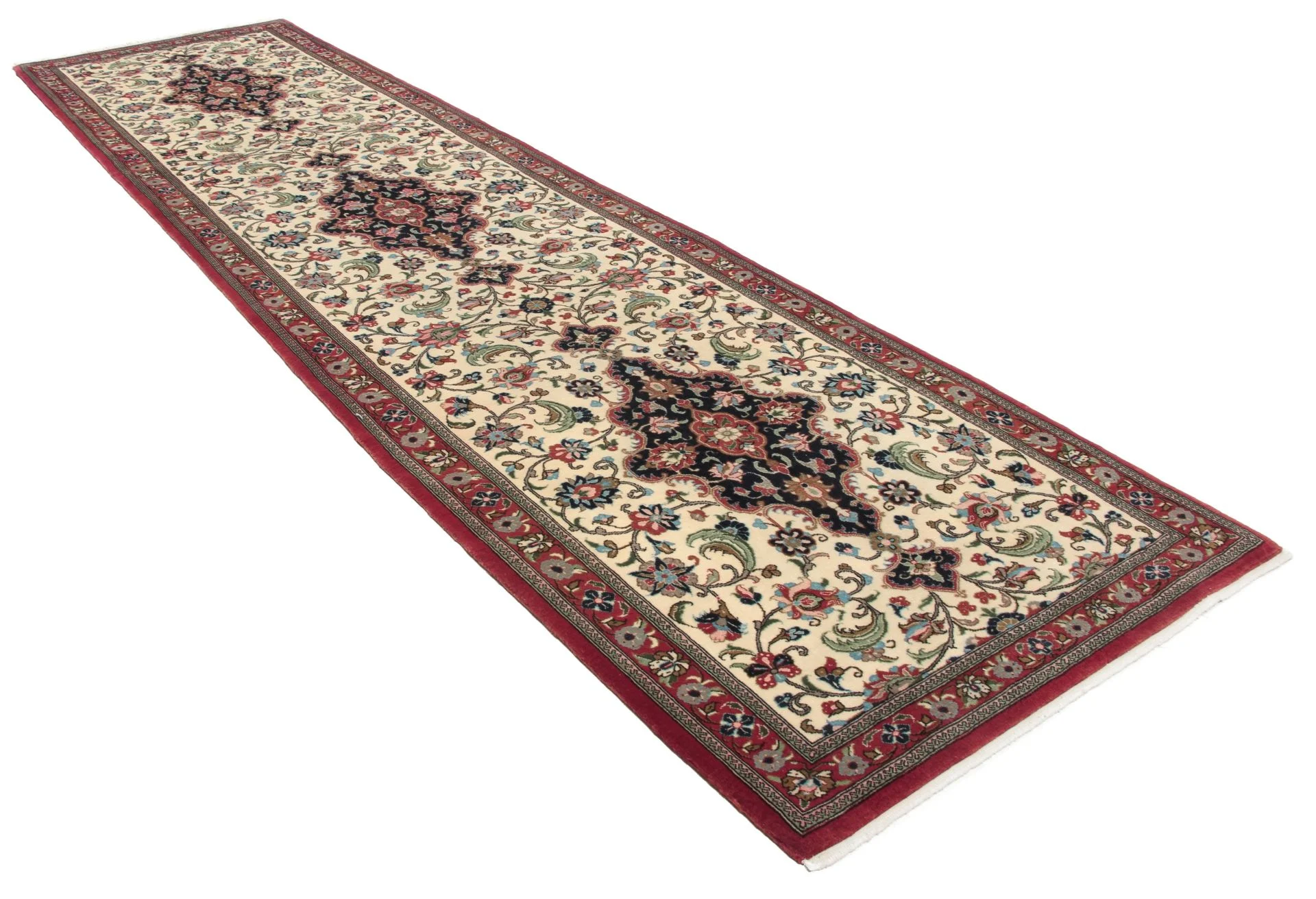 perserteppich-ghom-77-x-300-cm-schurwolle-handgeknupft-laufer-3 Qom Persian Rug — hand-knotted, 77 × 300 cm, Wool